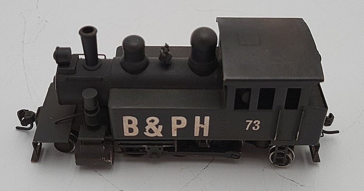 HO Scale Brass 2-6-2 Steam Locomotive B&PH #73