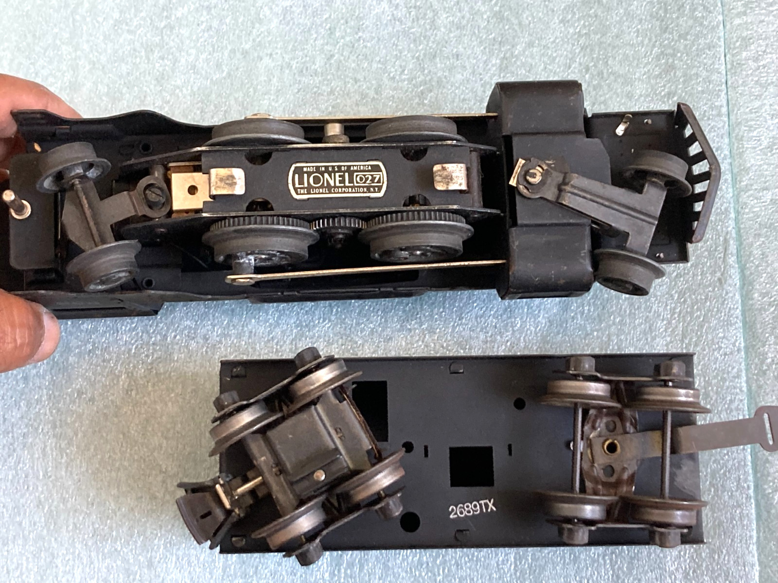 Lionel O Gauge 258 Prewar Tin Plate Steam Loco & Tender CLEAN! FREE SHIP