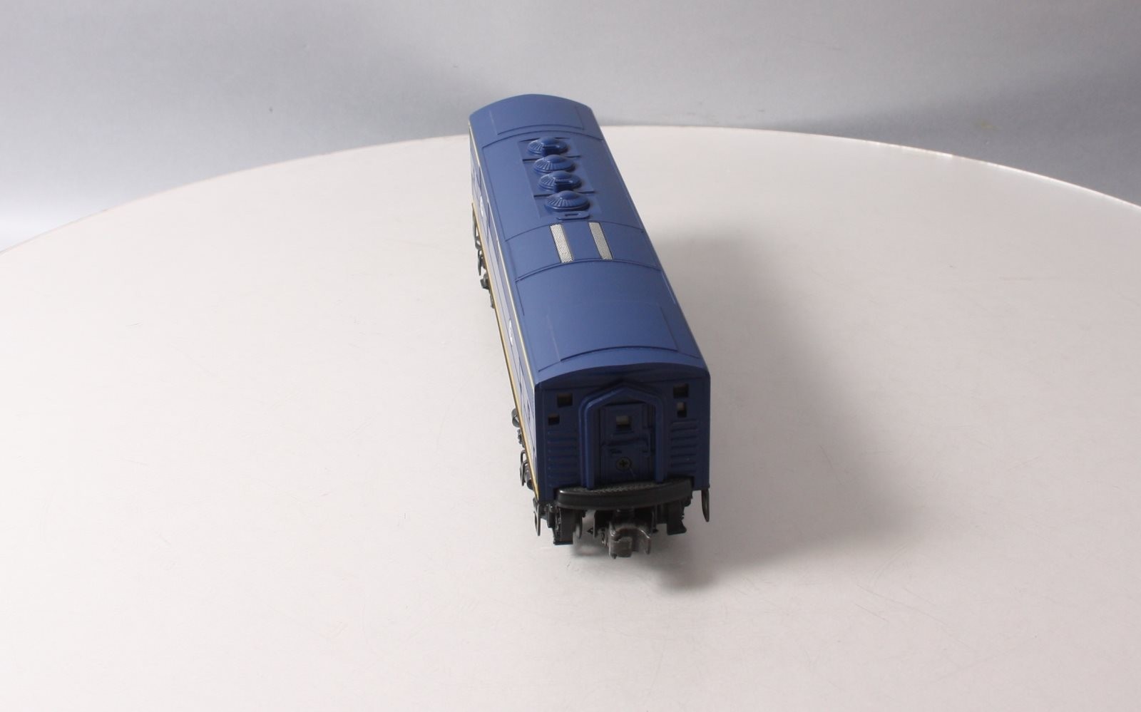 Lionel 6-18122 O Santa Fe F3 Blue/Yellow Non-Powered Diesel B-Unit w/RS II #200B