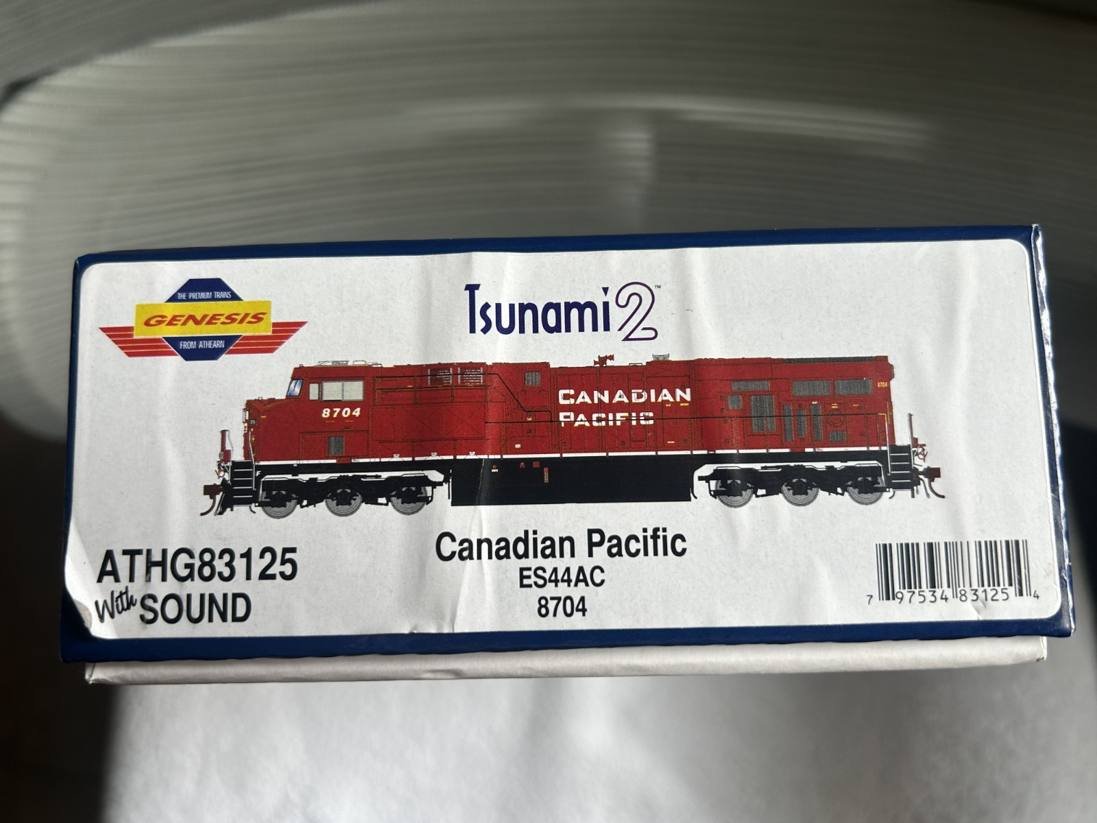 Athearn Genesis HO CP GE ES44AC #8704 DCC/Tsunami2 Sound +Weathered +Keep-Alive
