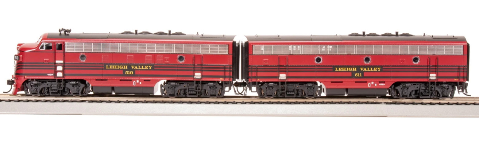 BROADWAY LIMITED 8163 HO EMD F3 A/B SET LV 510/511 A-unit Paragon4 Sound/DC/DCC