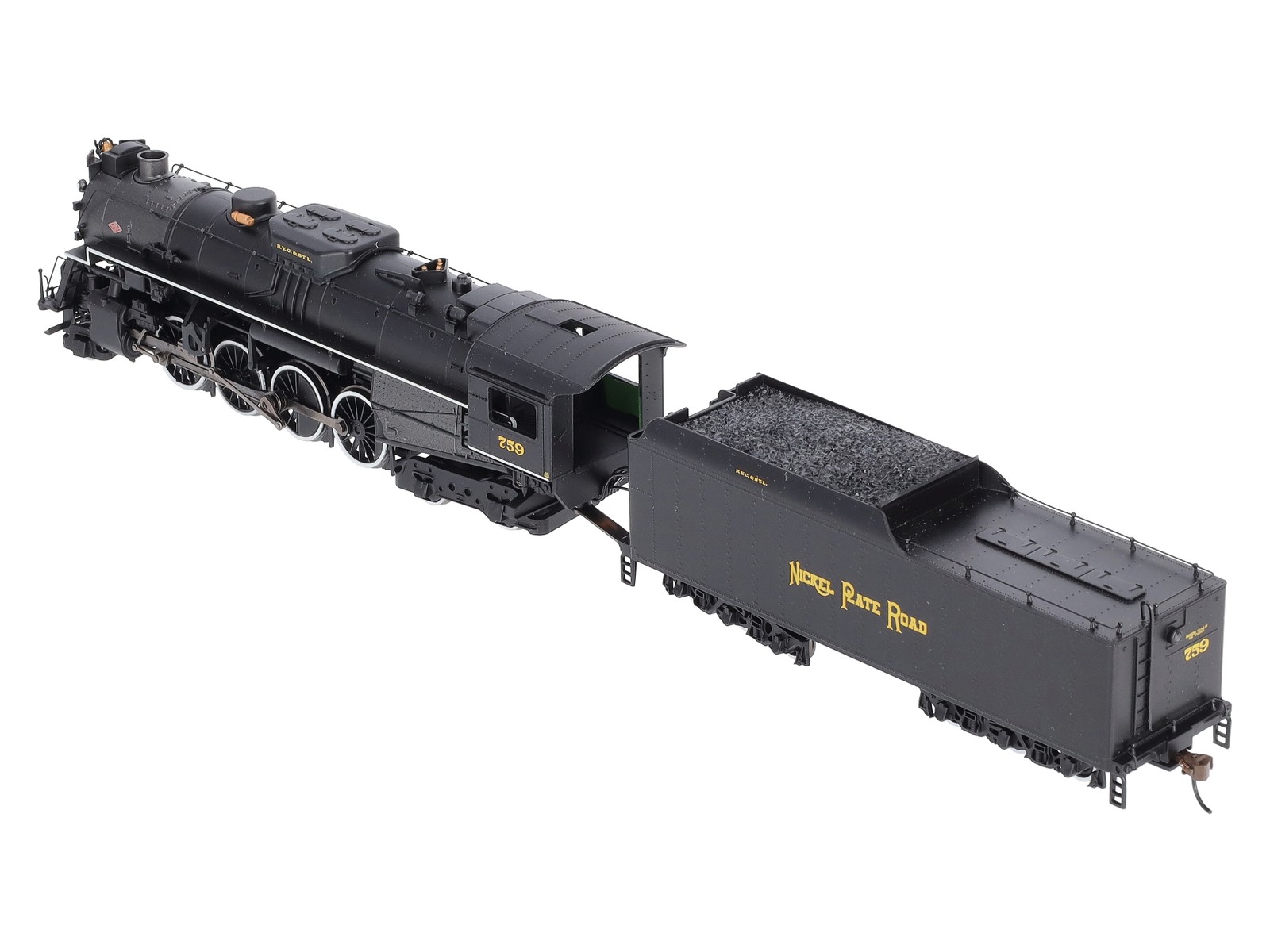 Bachmann 52404 HO Nickel Plate 2-8-4 Berkshire Steam Loco & Tender w/Sound & DCC