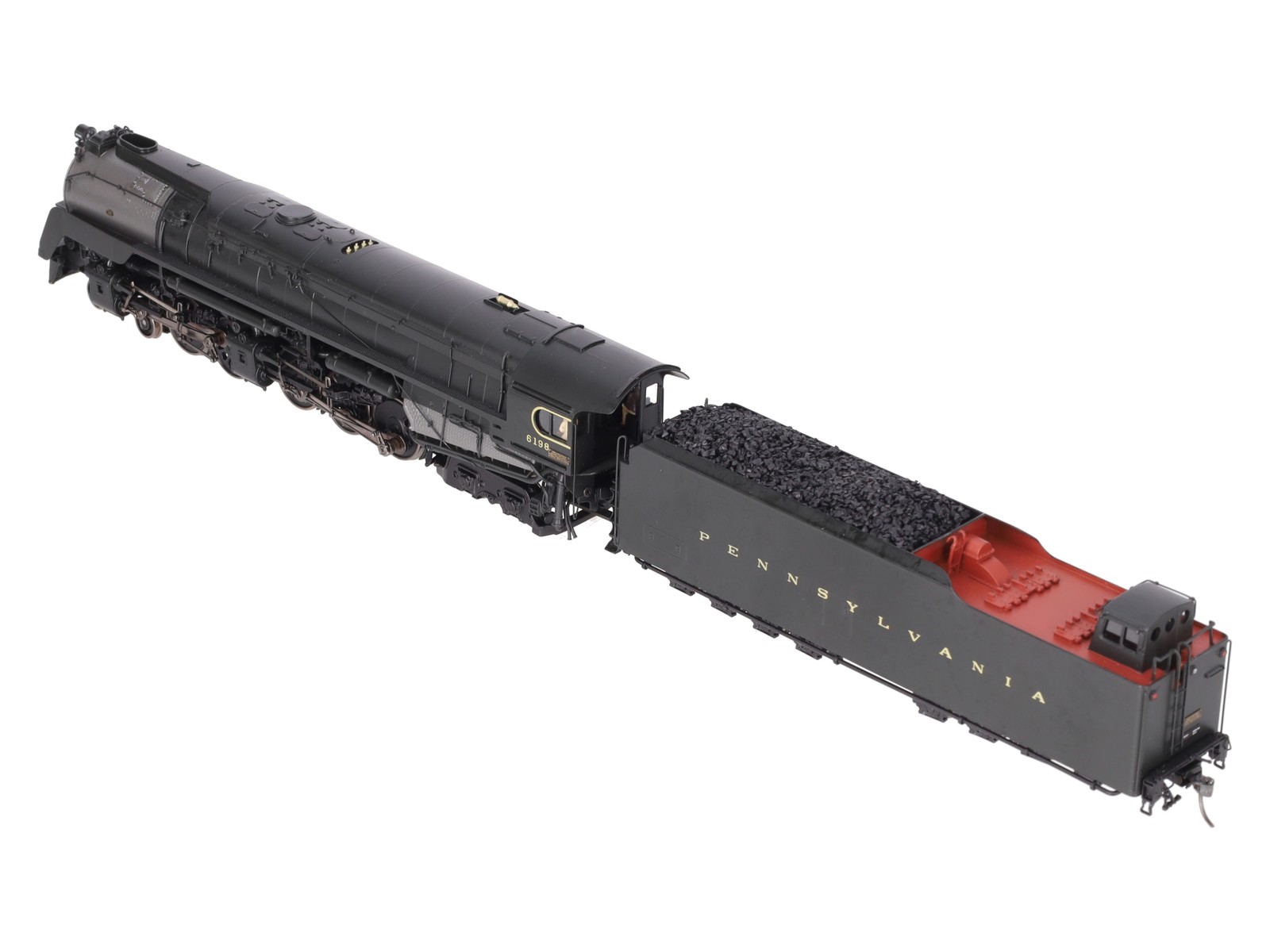 Broadway Limited 2068 HO Hybrid PRR Q2 4-4-6-4 Steam Loco #6198 w DCC & Sound EX