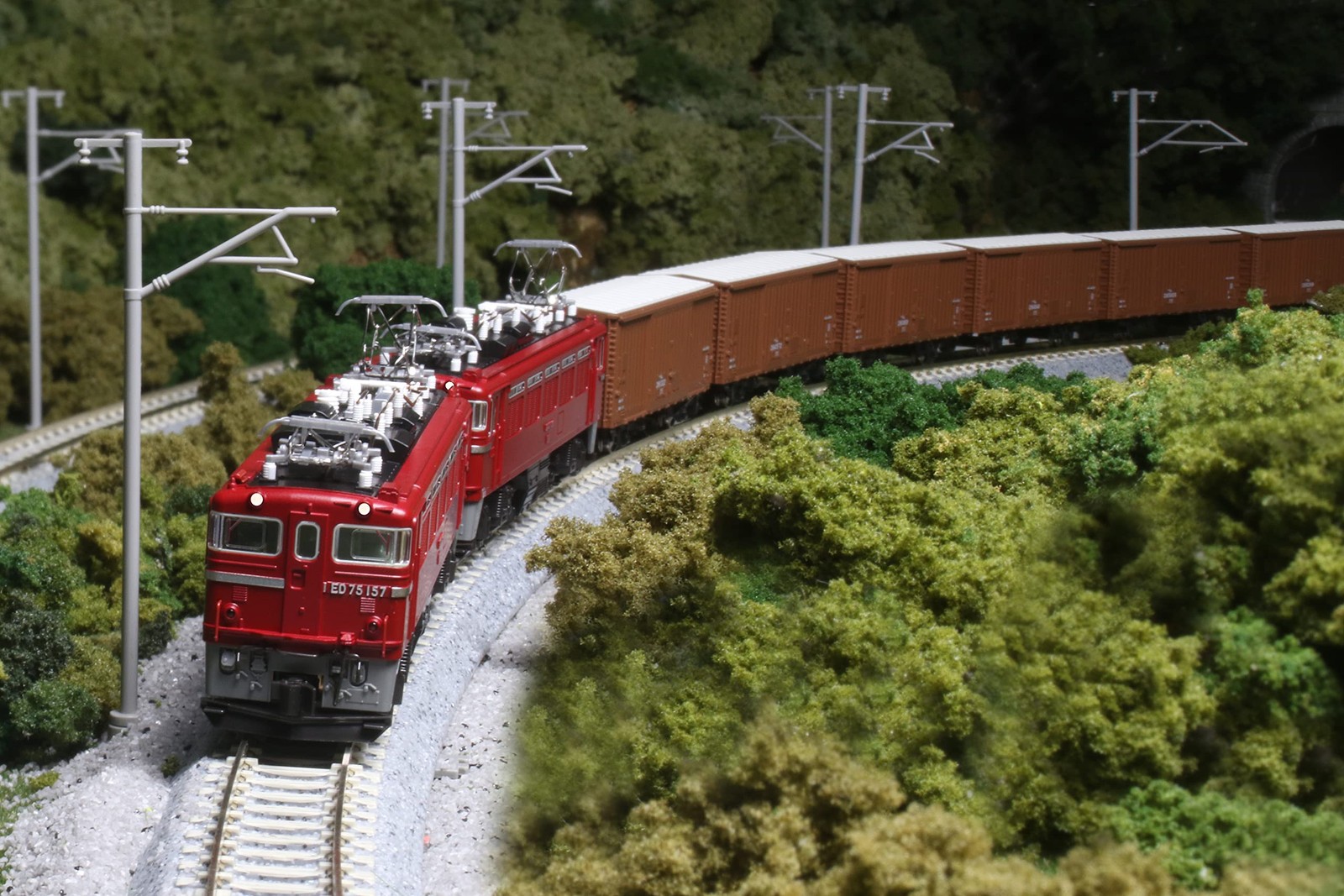 KATO N Gauge ED75 0 Late Type 3075-2 Railway Model Electric Locomotive