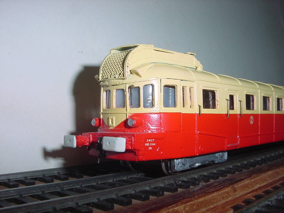 Model Train Keyser SNCF Autorail X-2301 HO Pre-painted Finished Product