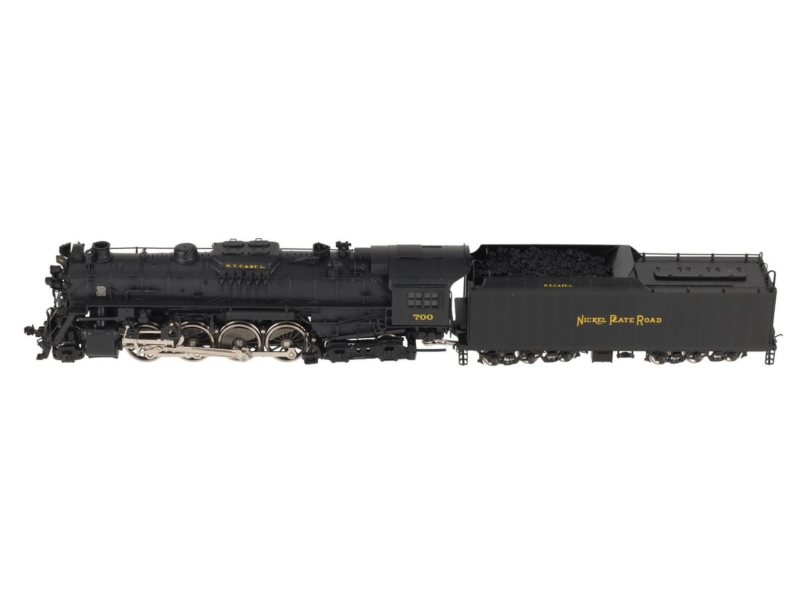 Precision Scale 16626-1 HO BRASS Nickel Plate Road 2-8-4 Steam Loco & Tender#700