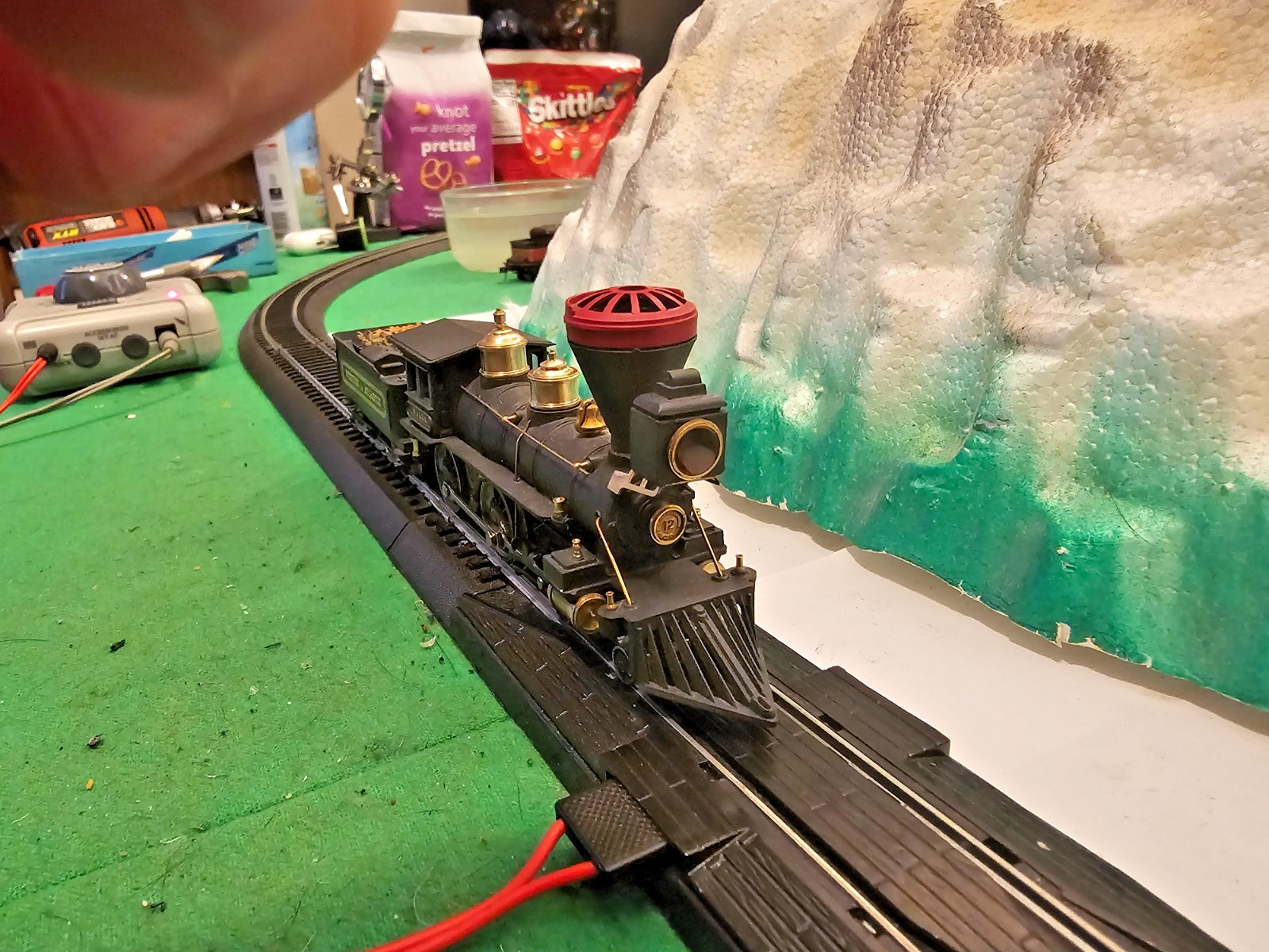 HO Scale Pocher W&ARR Steam Locomotive & Tender Set 4-4-0 Tested / Runs #2