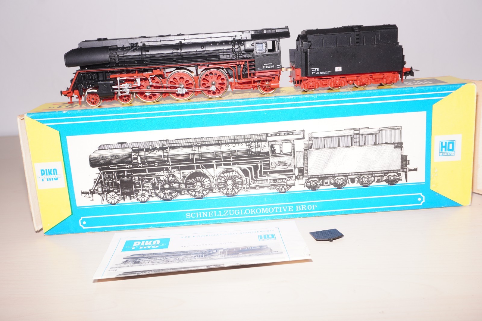 RF36/2] PIKO Gauge H0 5/6327 Steam Locomotive Br 01 0503-1 The Dr IN Ovp State