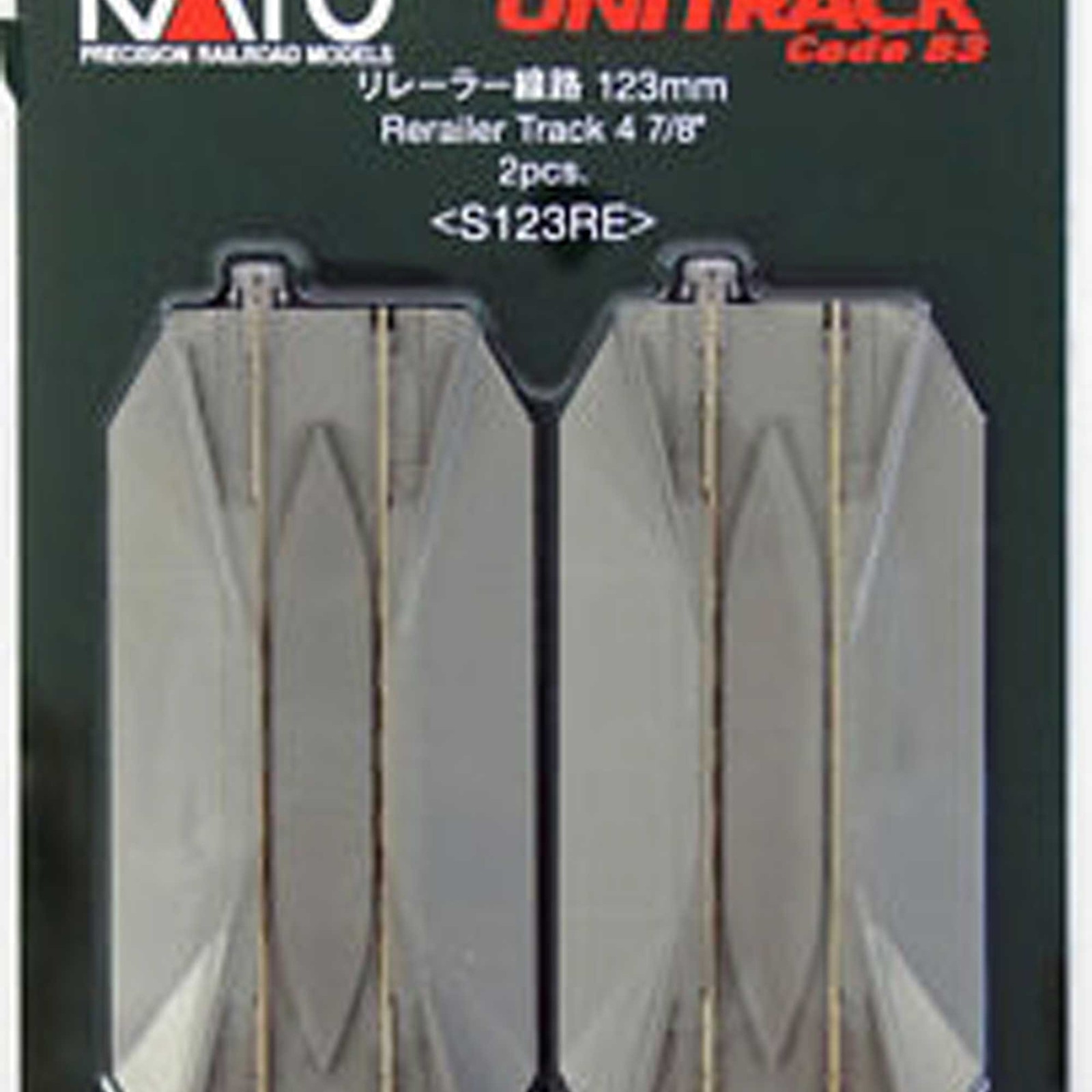 Kato USA Inc. HO 123mm 4 7/8 Straight Road Crossing 2 KAT2142 HO Track