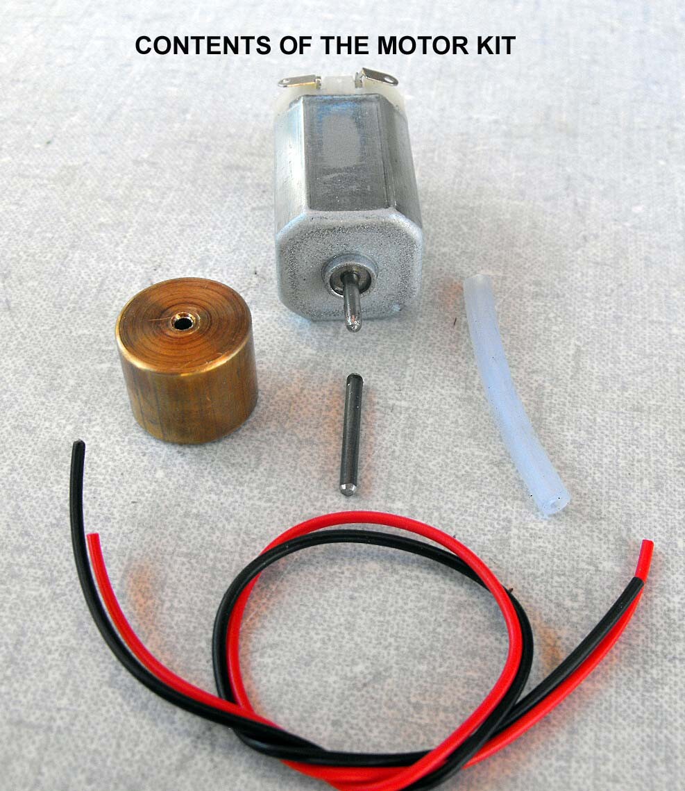 BRASS HO SCALE LARGE or ARTICULATED STEAM LOCO CAN MOTOR FLYWHEEL UPGRADE KIT