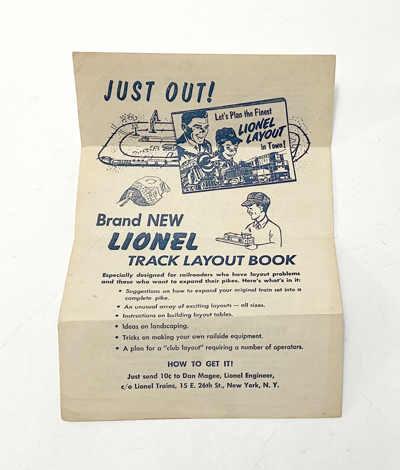 Postwar Lionel 41 Gas Turbine Switcher INSTRUCTION SHEET C7 1955