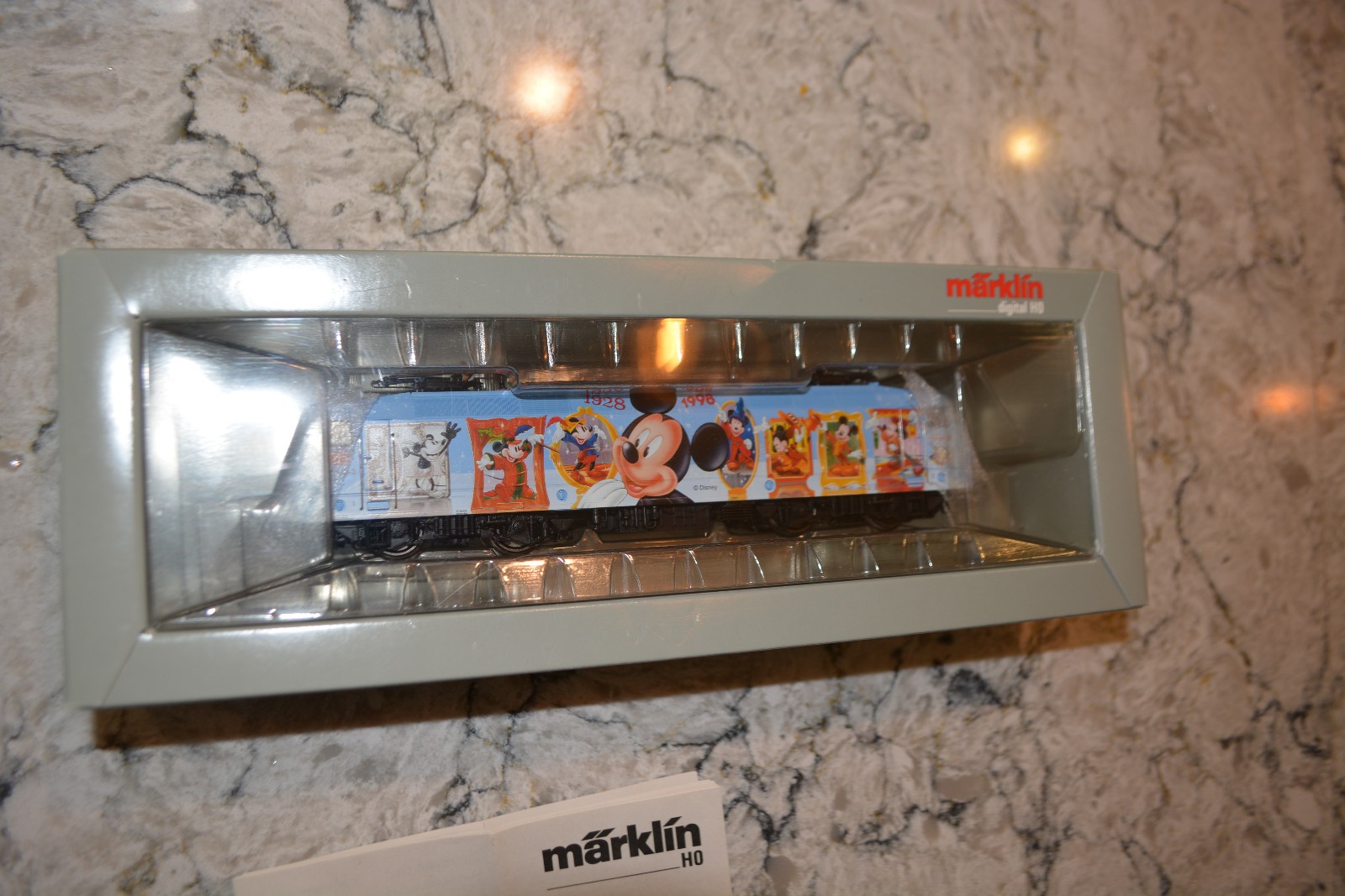 Marklin HO 37535 Special BR 120 Electric Loco in the Mickey Mouse Livery, NIB