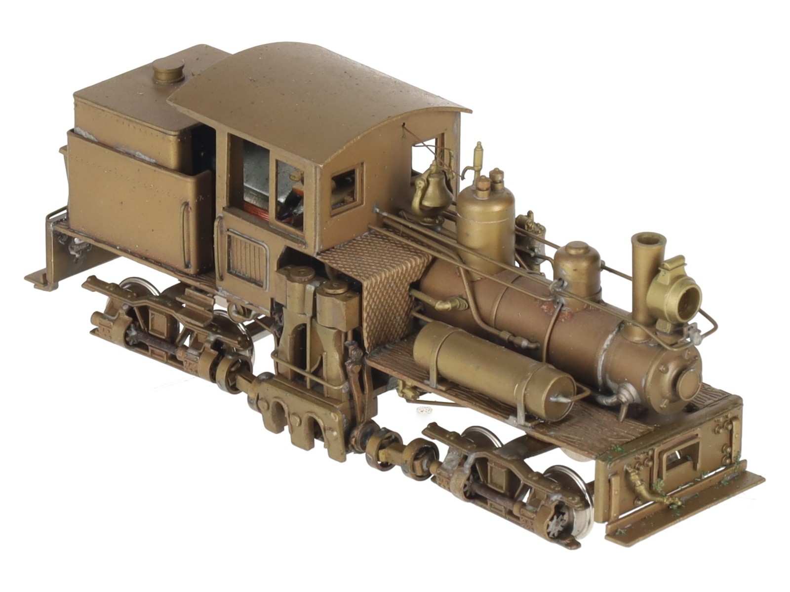 NWSL HO Scale BRASS Class A 18-Ton Shay – Unpainted EX/Box