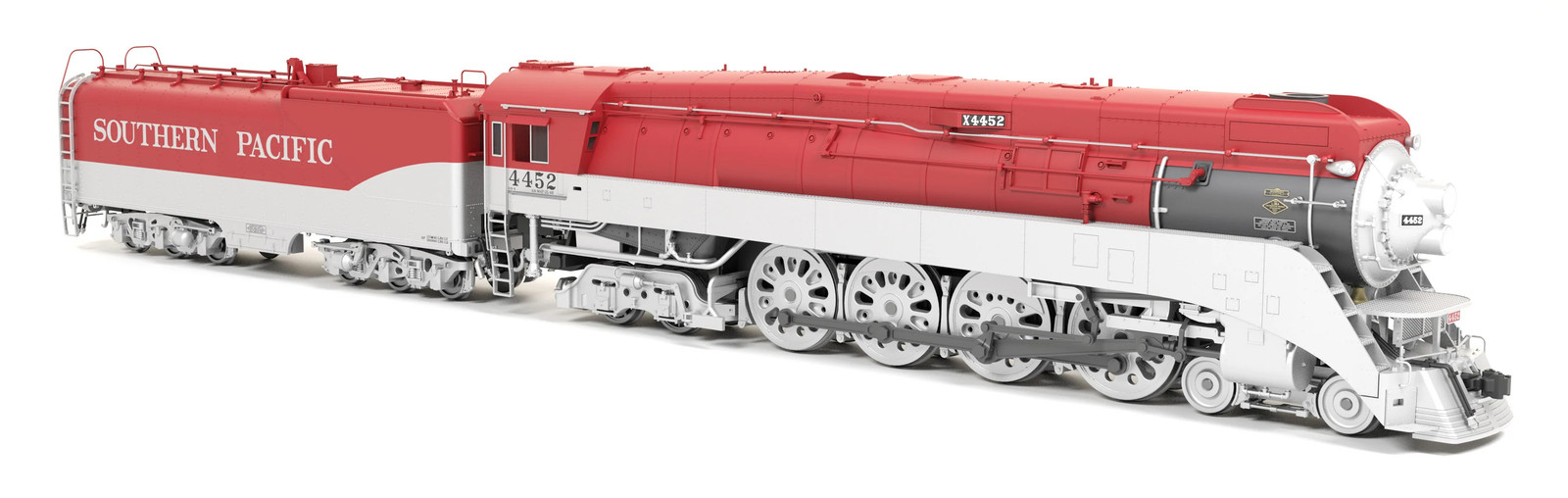 Broadway Limited 9846 HO SP GS-4 Steam Locomotive Sound/DC/DCC, Smoke #4452