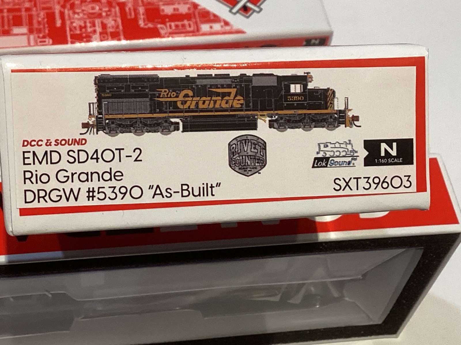 ScaleTrains N EMD SD40T-2 Rio Grande D&RGW #5390 DCC/ SOUND SXT39603 NEW