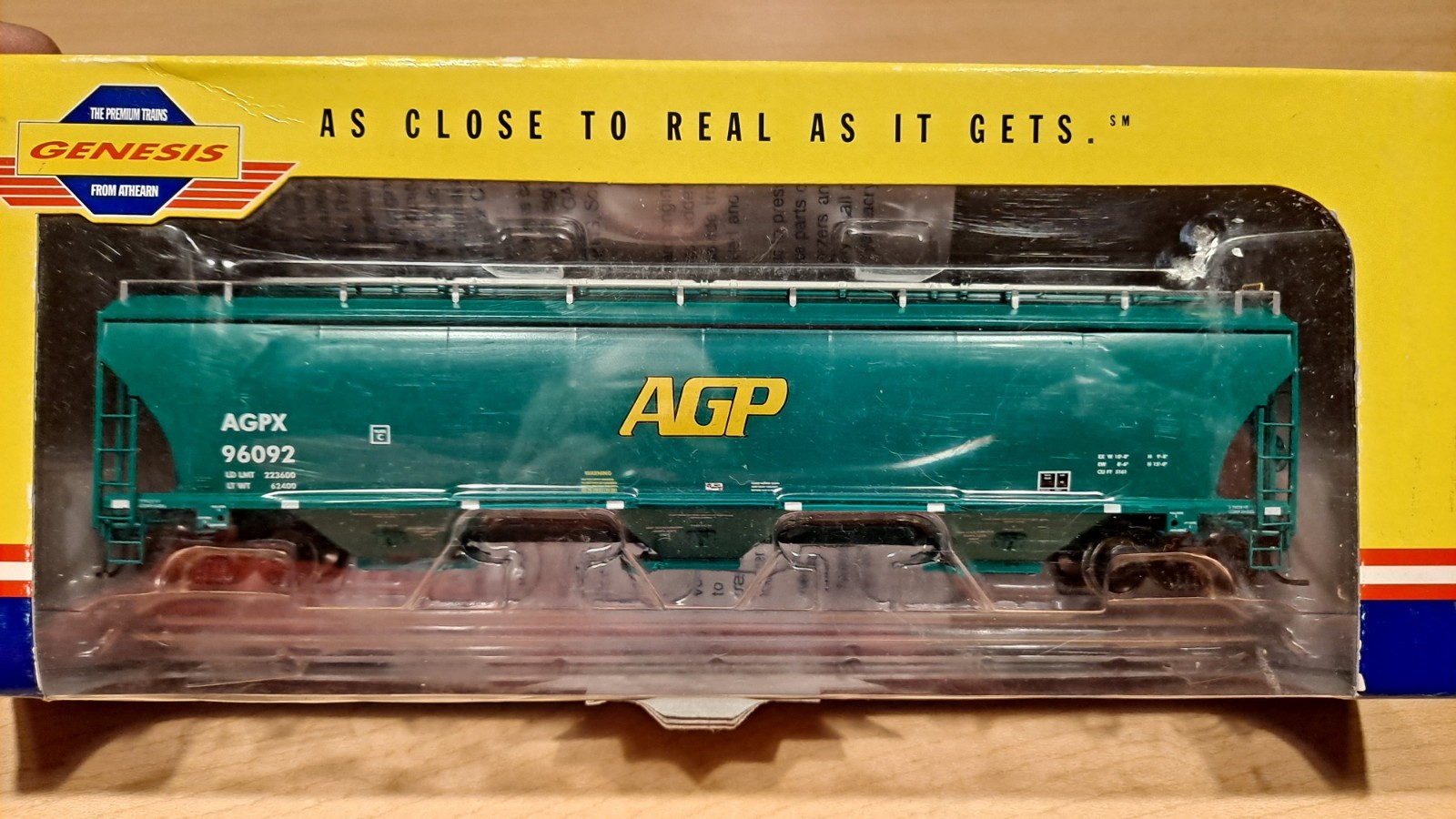 athearn genesis AGP Trinity 5161 3 Bay Covered Hopper