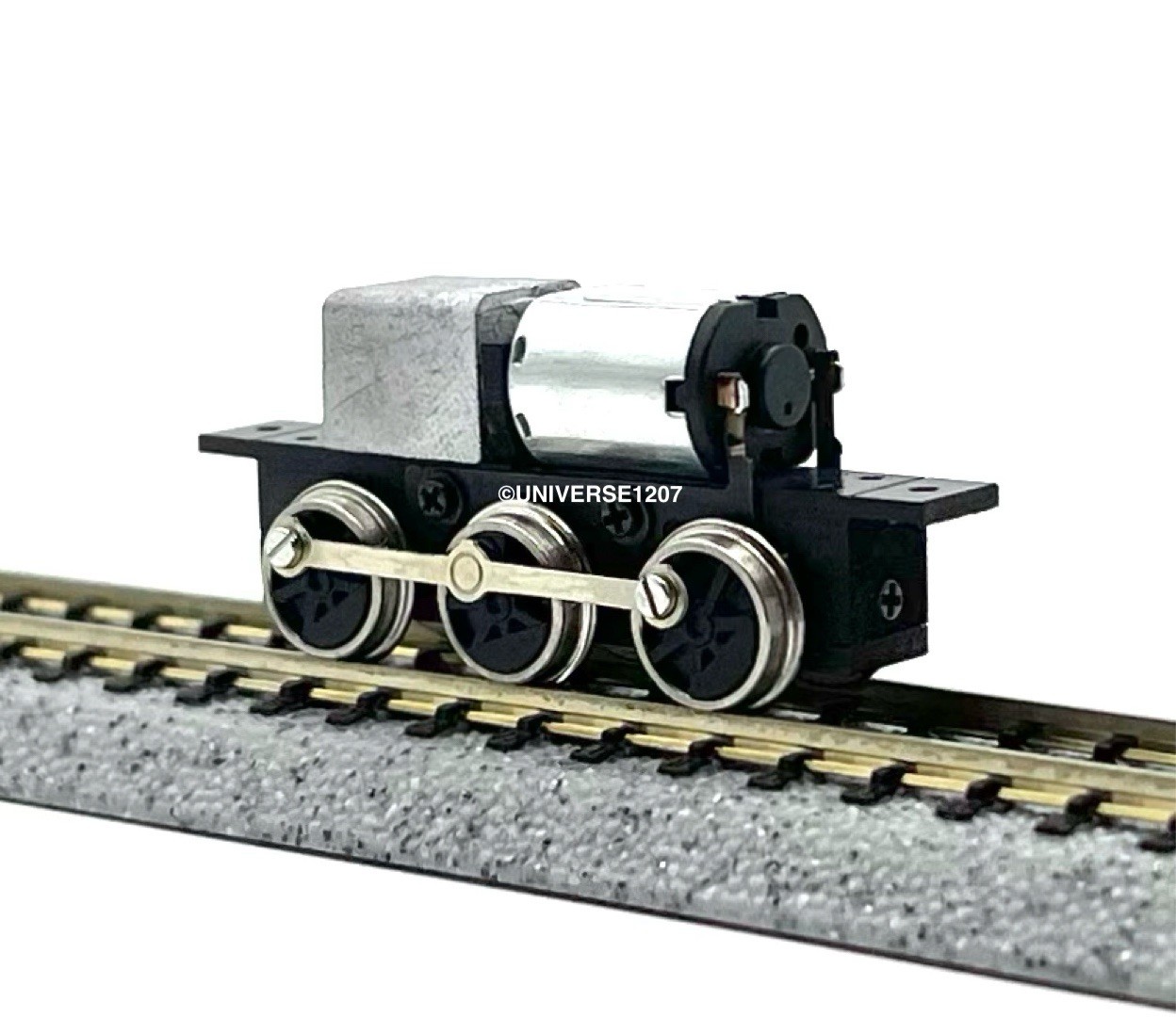 N/HOn30/HOe/009 Gauge 0-6-0 Rod-Driven Locomotive Power Drive Chassis 23mm/8mm