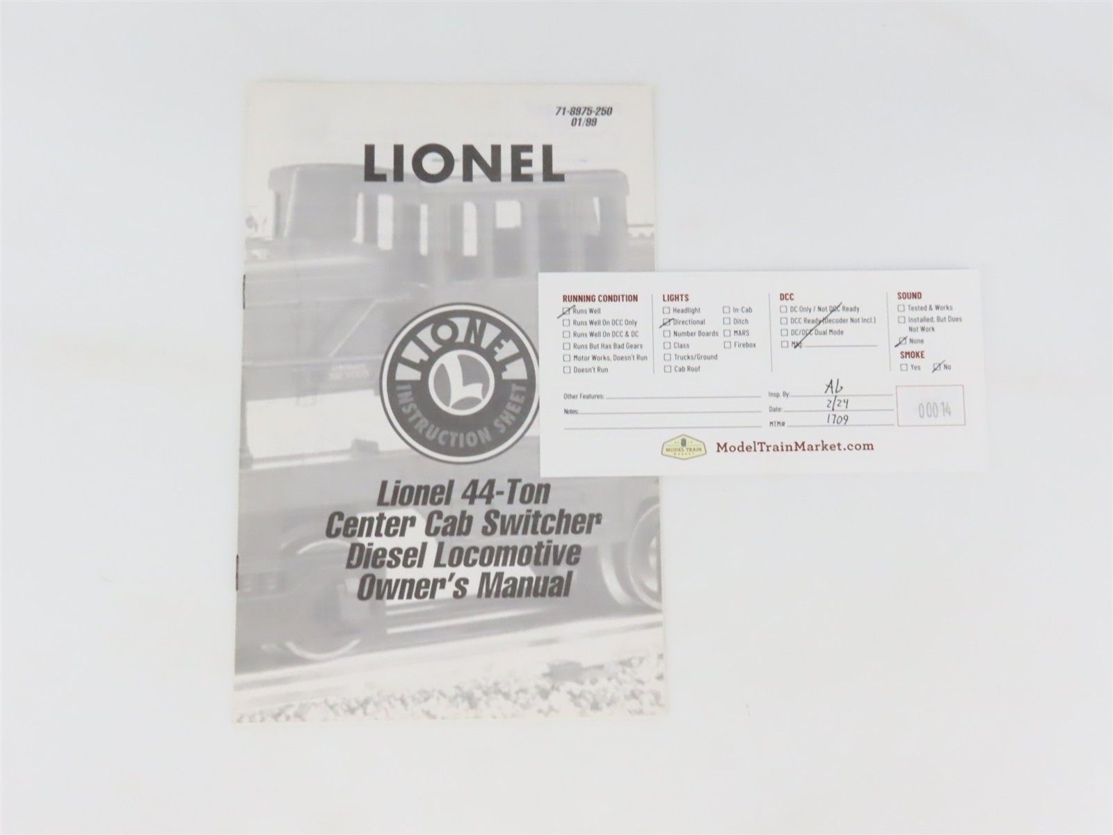 O Gauge 3-Rail Lionel 6-28801 Lionel Lines GE 44-Tonner Diesel Locomotive #1999