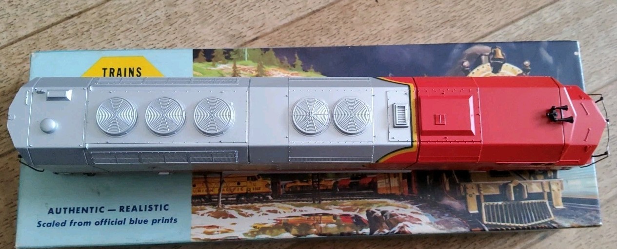 Vintage Cast Metal Athearn Santa Fe #5940 Locomotive