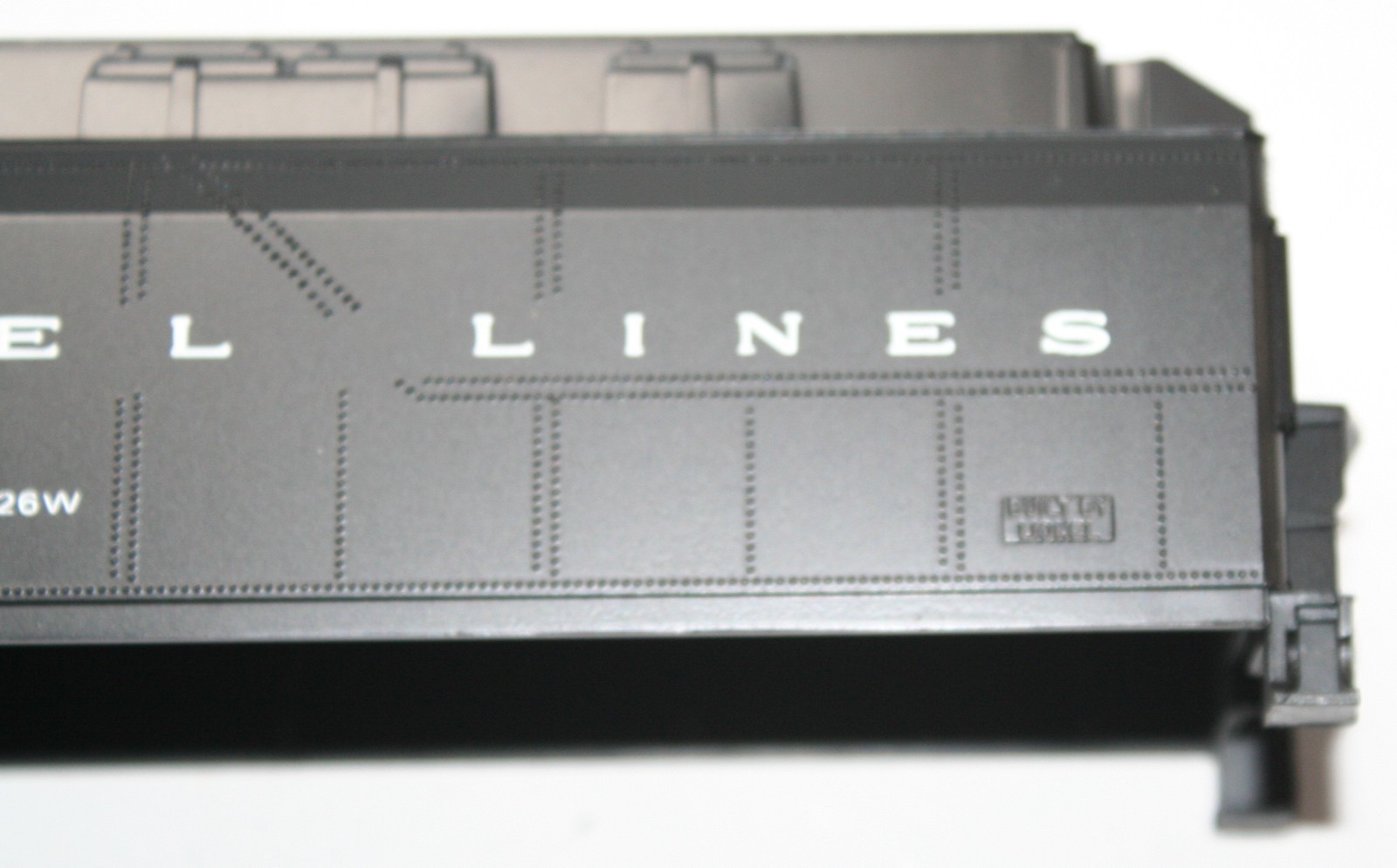 LIONEL 6026 TENDER SHELL LIONEL LINES 6026W WHITE PRINTING NEW