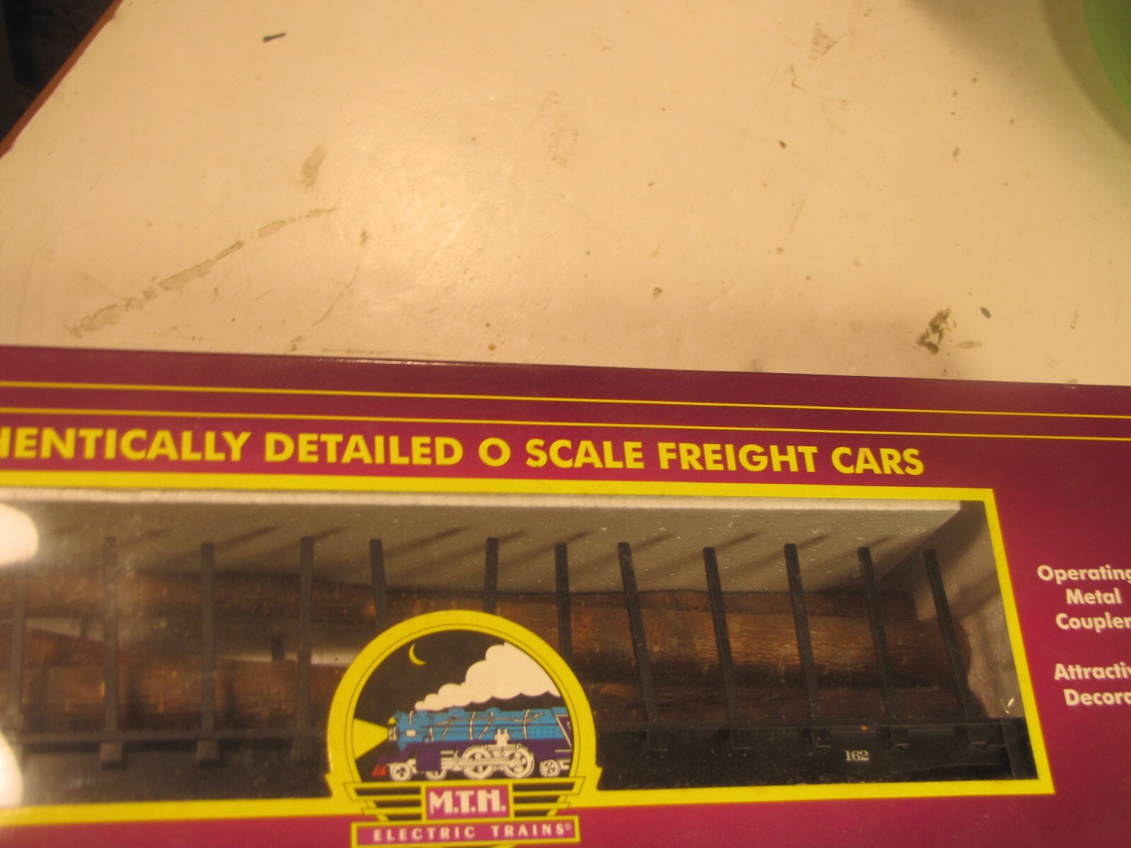 MTh 20-98103A Pulp & Paper W VA Log Car with logs and Box