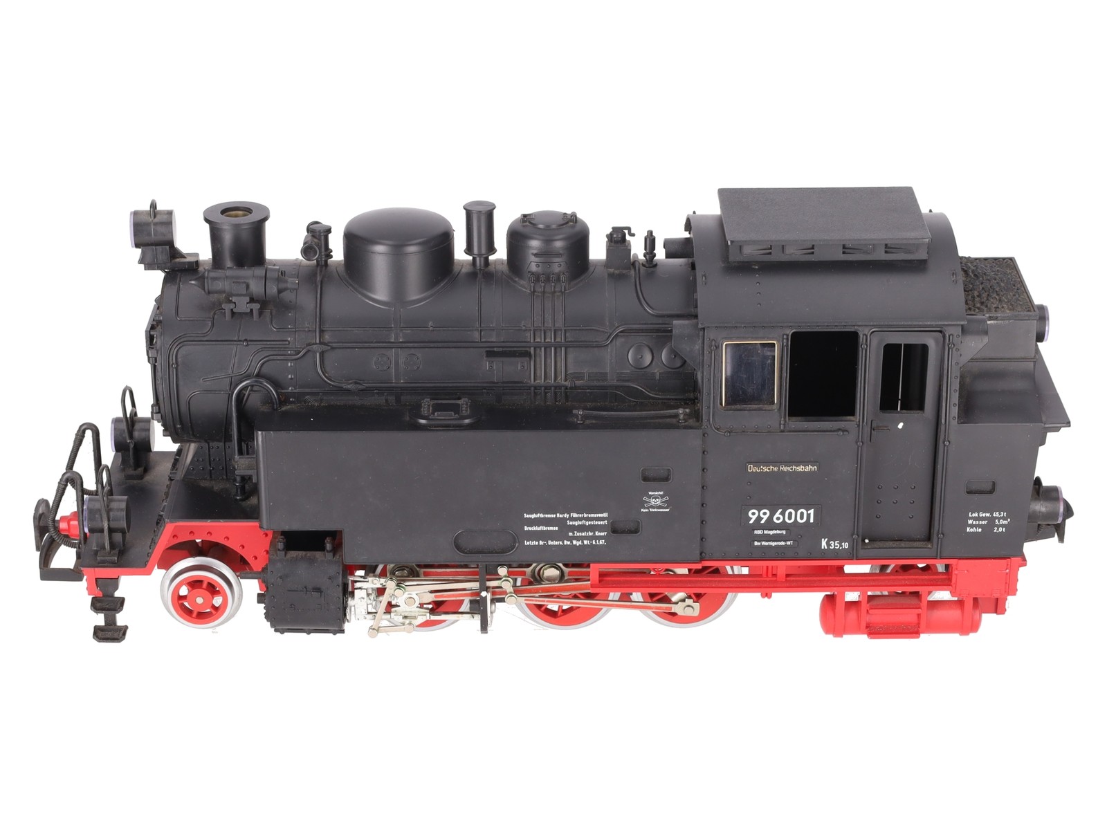 LGB 2080D G Scale 2-6-2T Steam Locomotive EX/Box