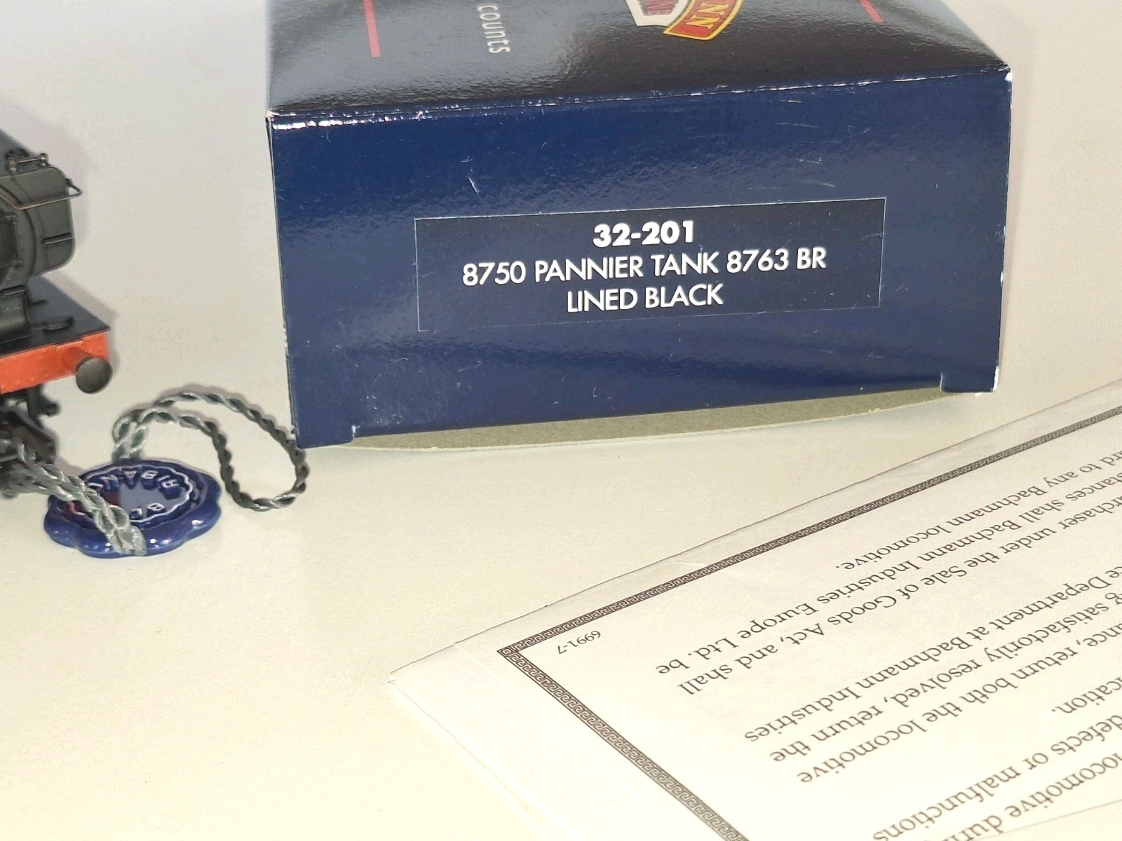 Bachmann 32201 Pannier Loco. New Old Stock. Mint Cond. 2 Rail DC Boxed. OO Scale