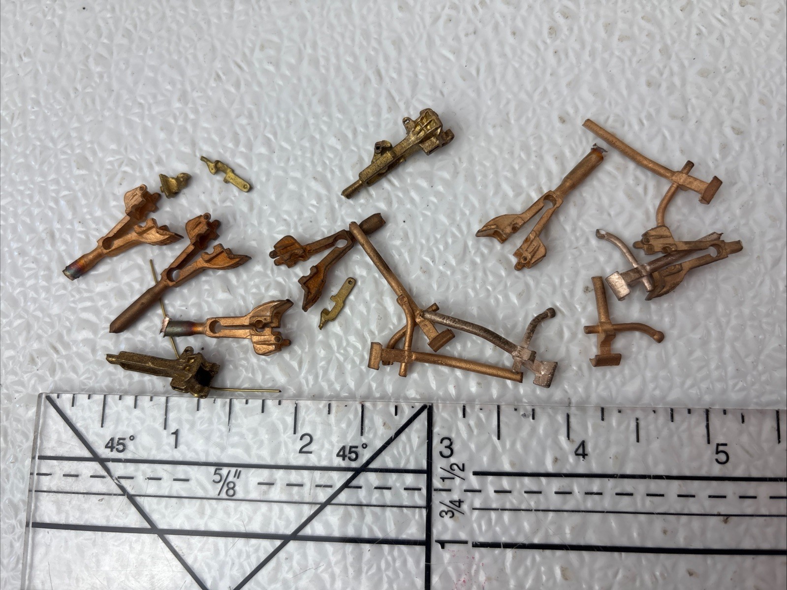 Vintage HO/HOn3 BRASS TROLLEY COUPLERS Model Railroad.