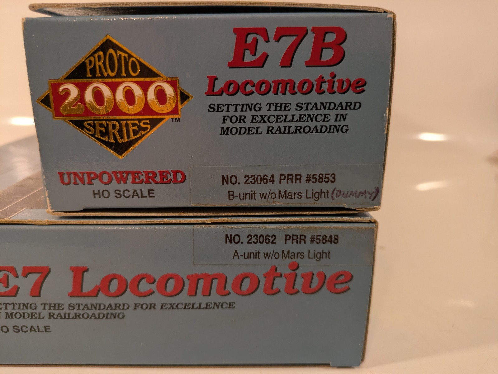 HO E7 A/B Set (Pwd+Dmy) PRR Pennsylvania DCC Ready NIB NOS # 23062/4
