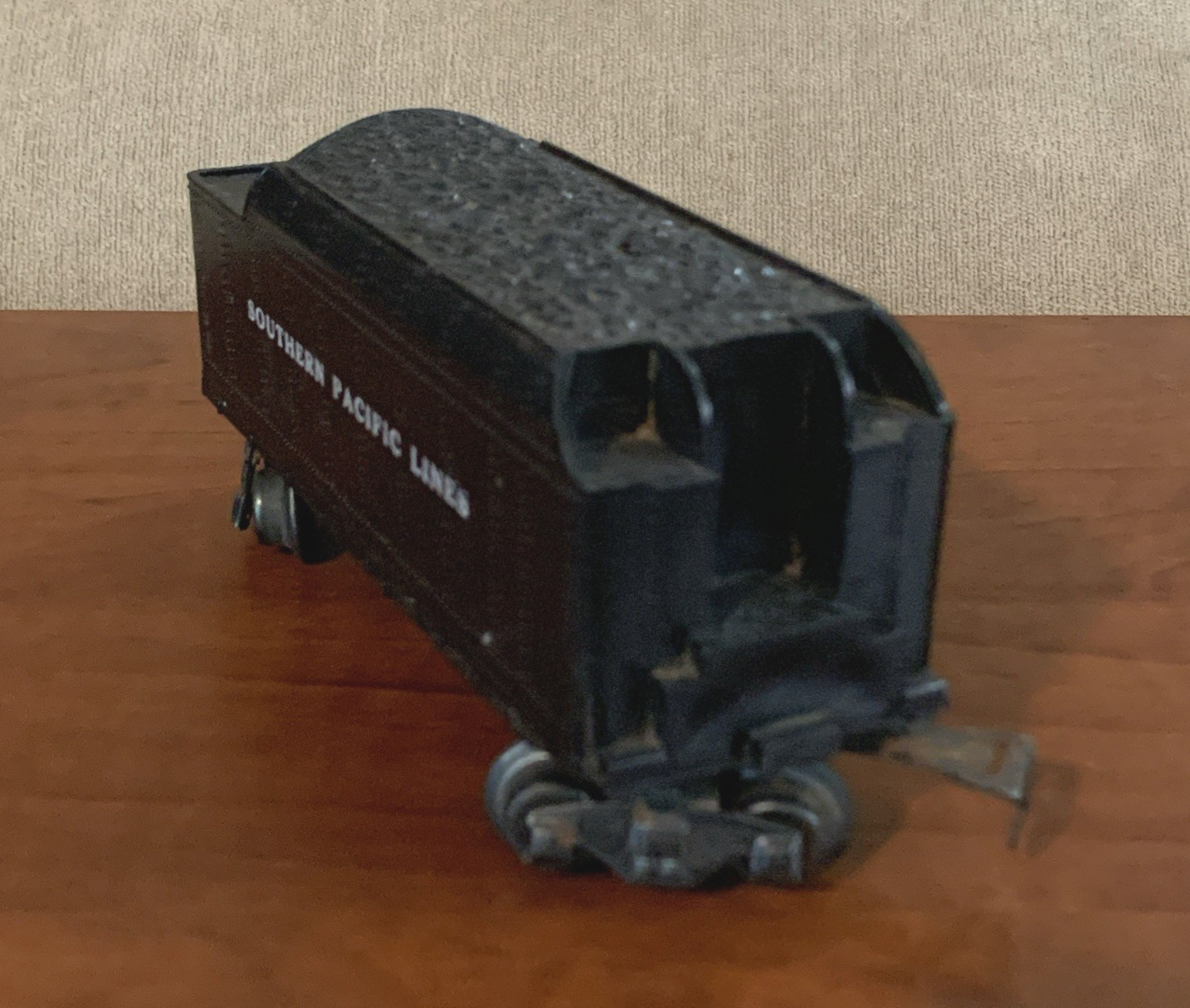 Marx Rail Road Locomotive #666 & Southern Pacific Lines Coal Car