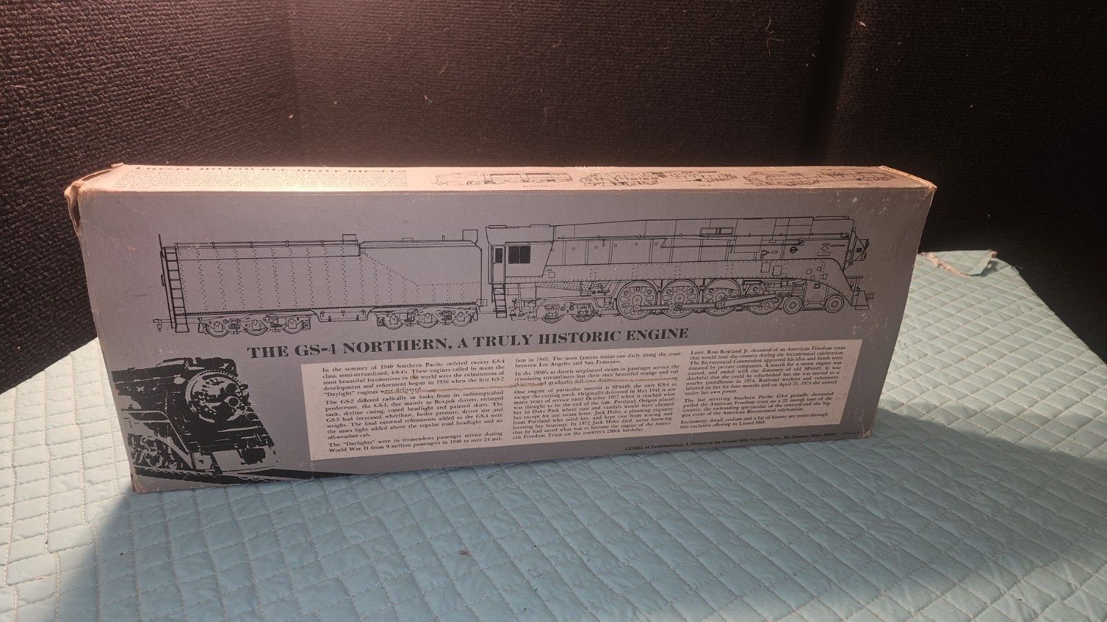 Lionel HO GS-4 Northern 4-8-4 Steam Locomotive Southern Pacific #4454