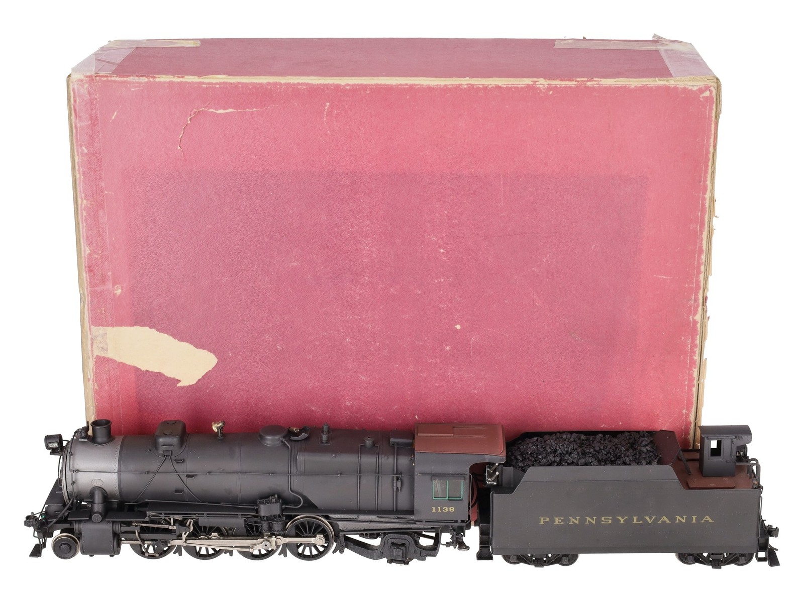 KTM Scale Models 1138 O Brass Pennsylvania 2-8-2 L-1 Steam Locomotive #1138/Box