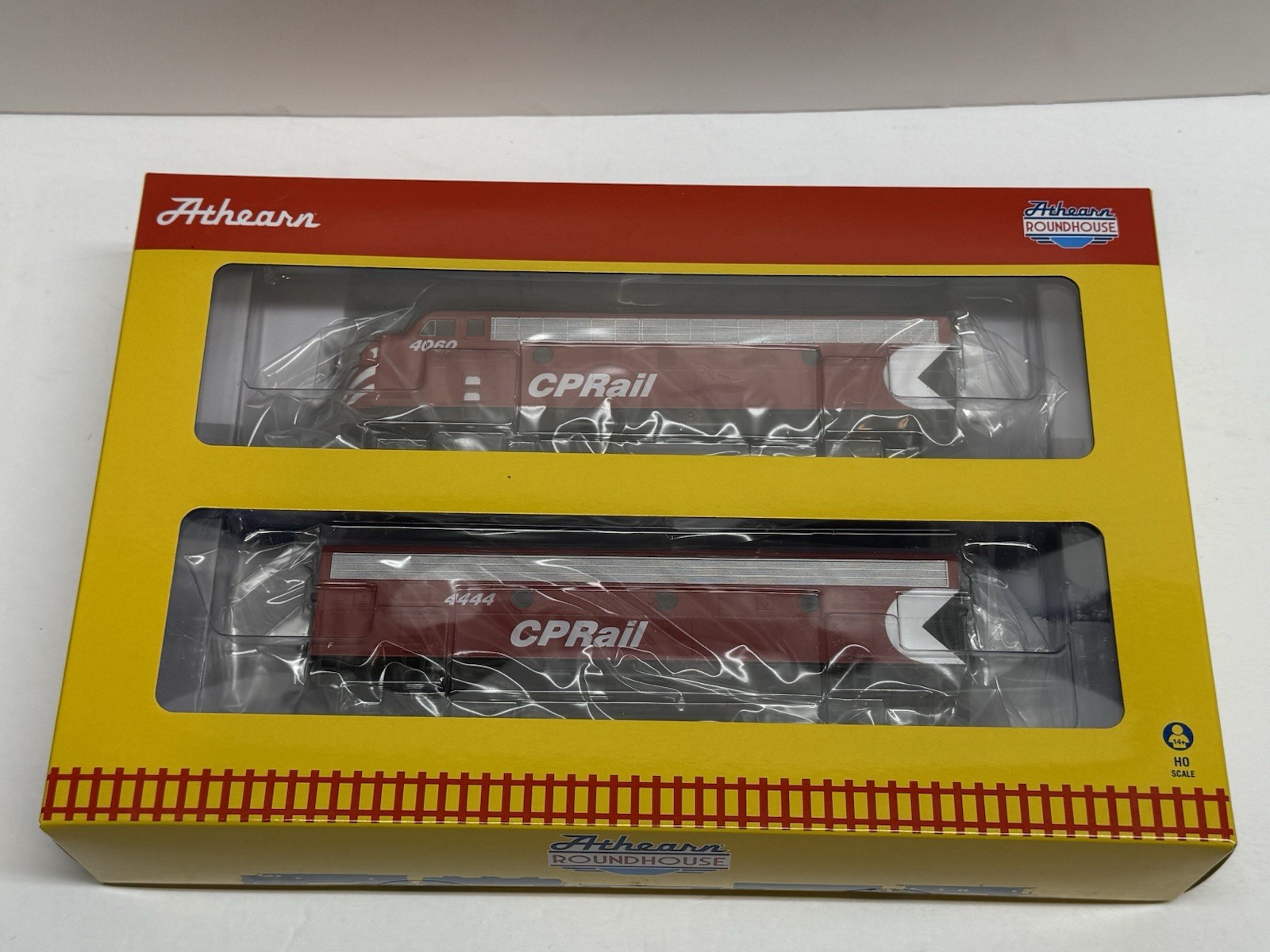 HO scale Athearn Canadian Pacific CPKC F7A & F7B Set Diesel Loco Trains RND3207