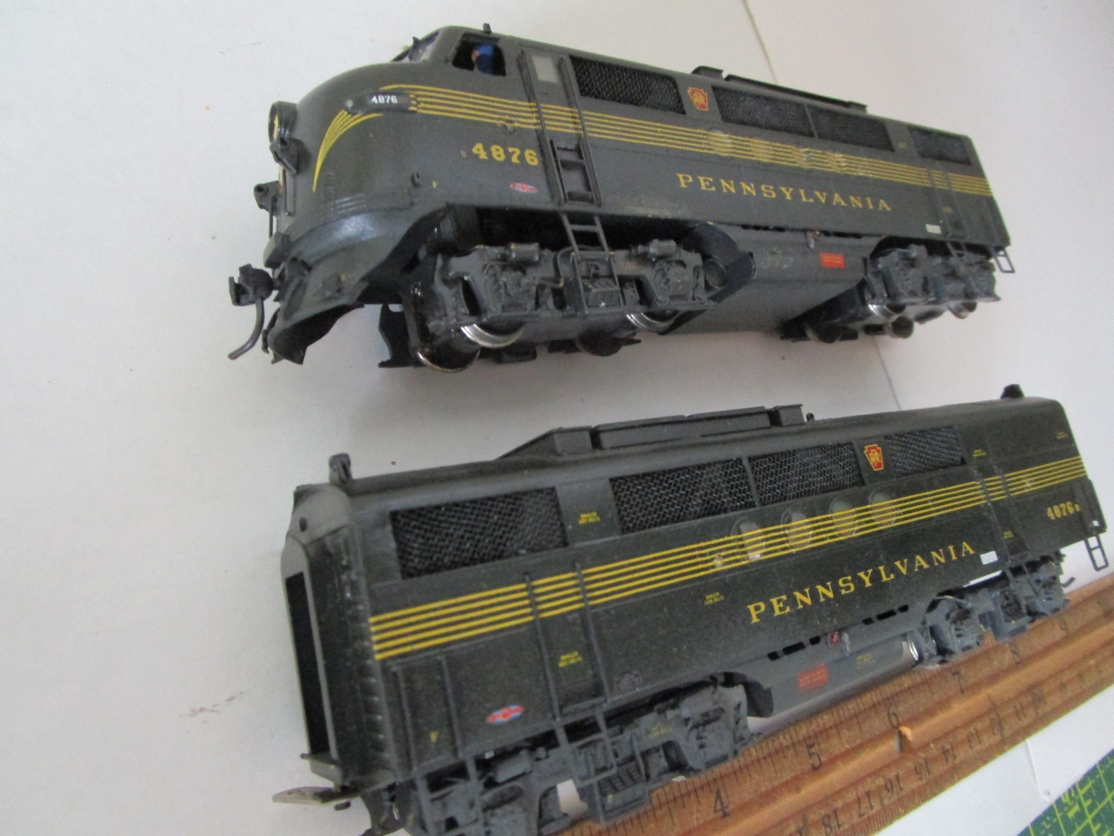 Hallmark Models BRASS HO 1/87 Scale EMD FT A & B “A” Powered PRR Diesel Train