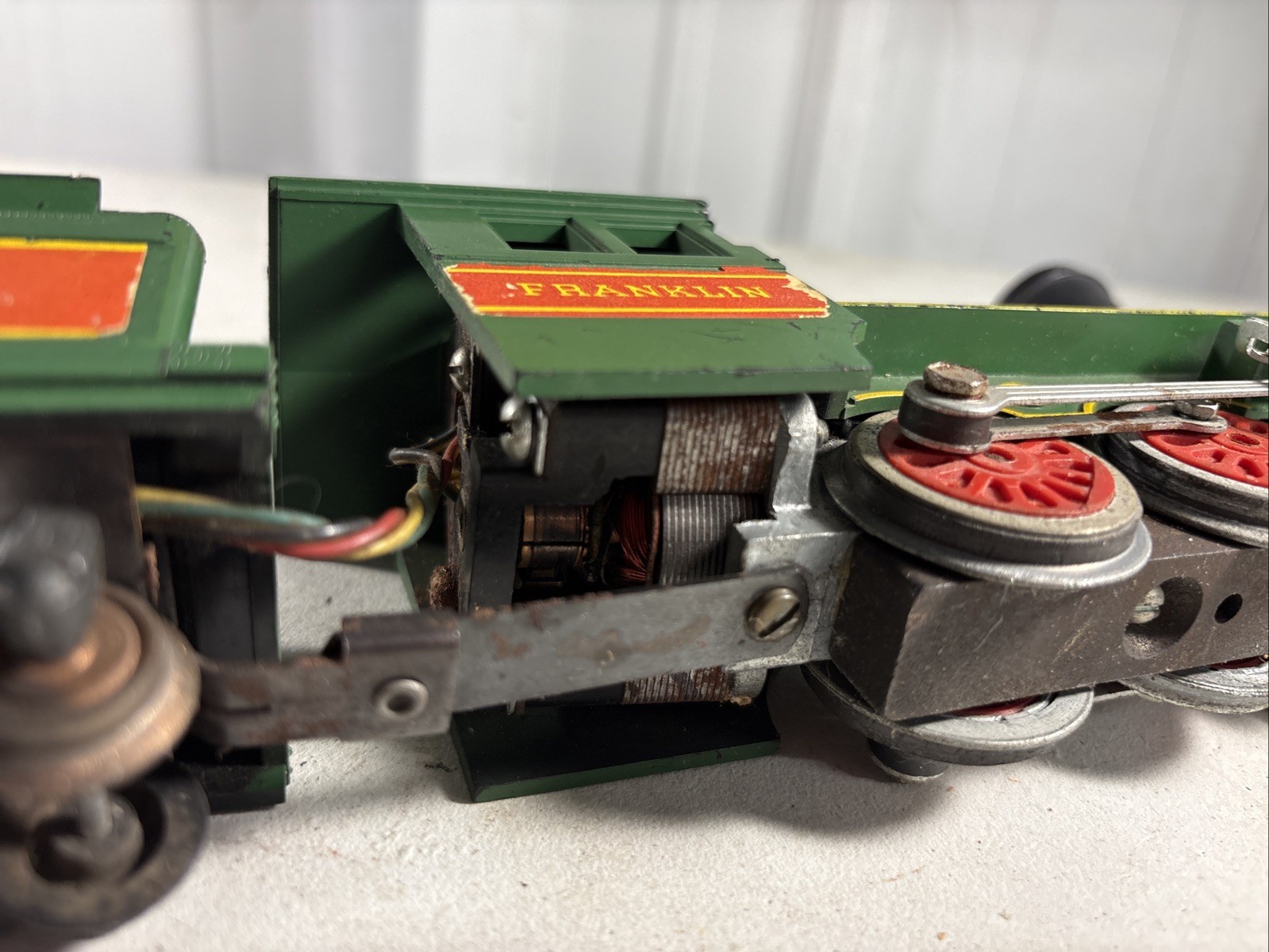 Vintage American Flyer Franklin F.Y. 88 & P. Engine & Tender UNTESTED