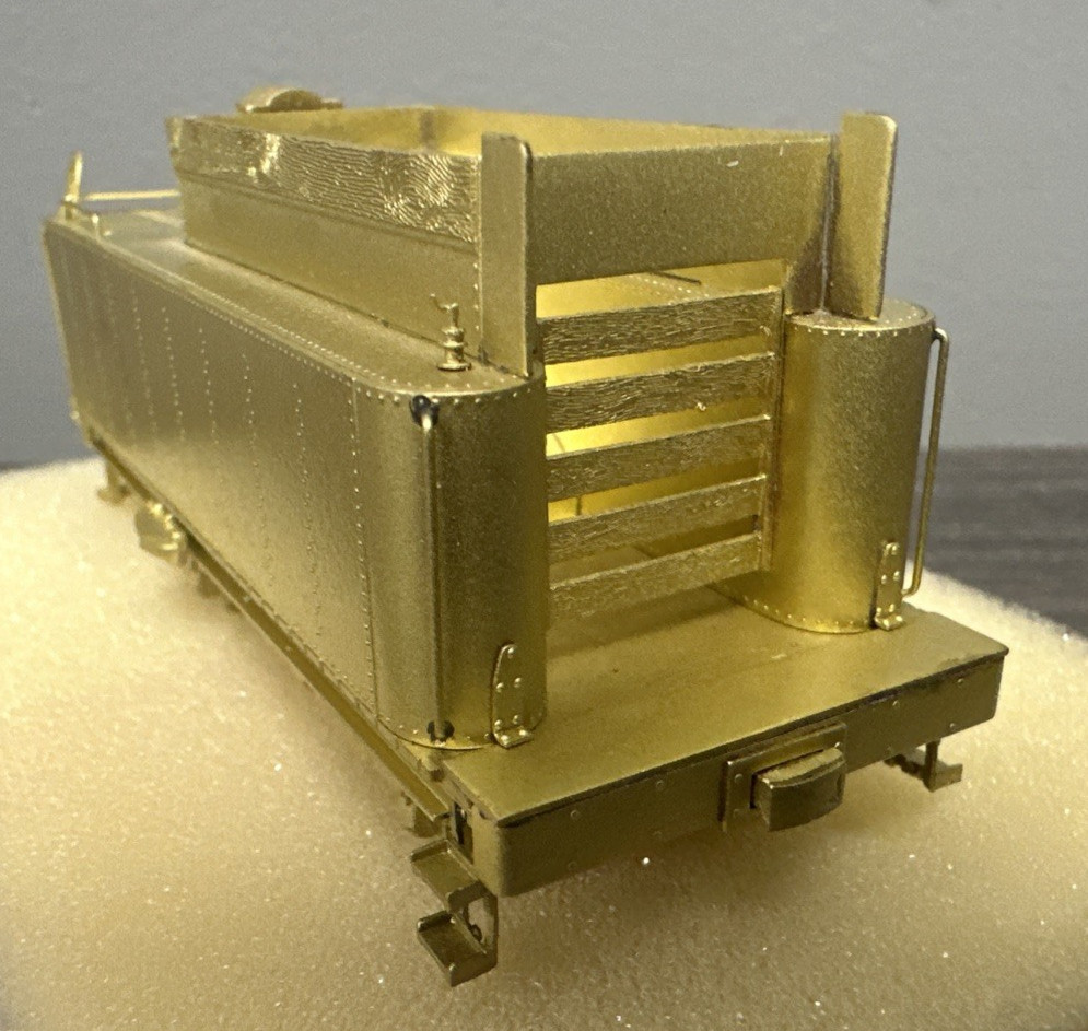 Oriental Limited HO Brass #896T CB&Q 0-6-0 Clear Vision Tender – Unpainted NIB!