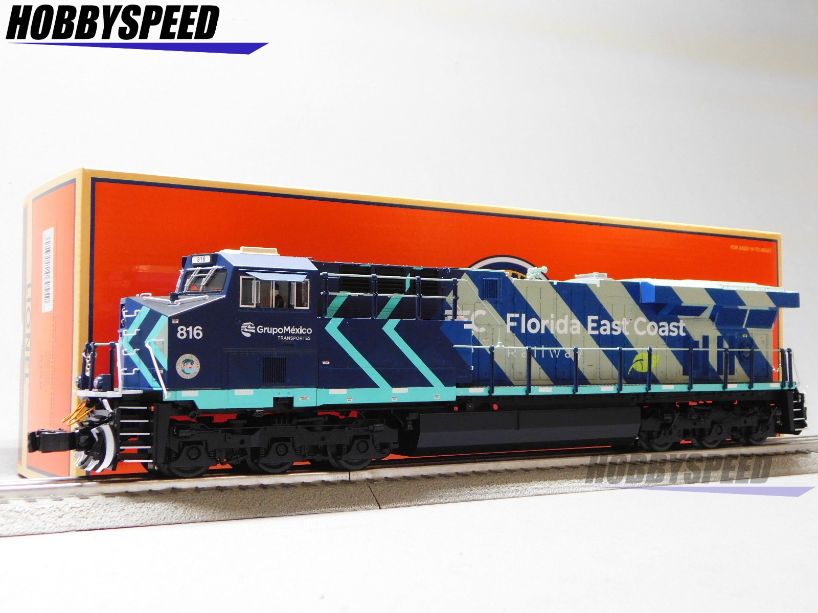 LIONEL BTO FLORIDA EAST COAST LEGACY ES44 #816 DIESEL ENGINE O GAUGE 2533640 NEW