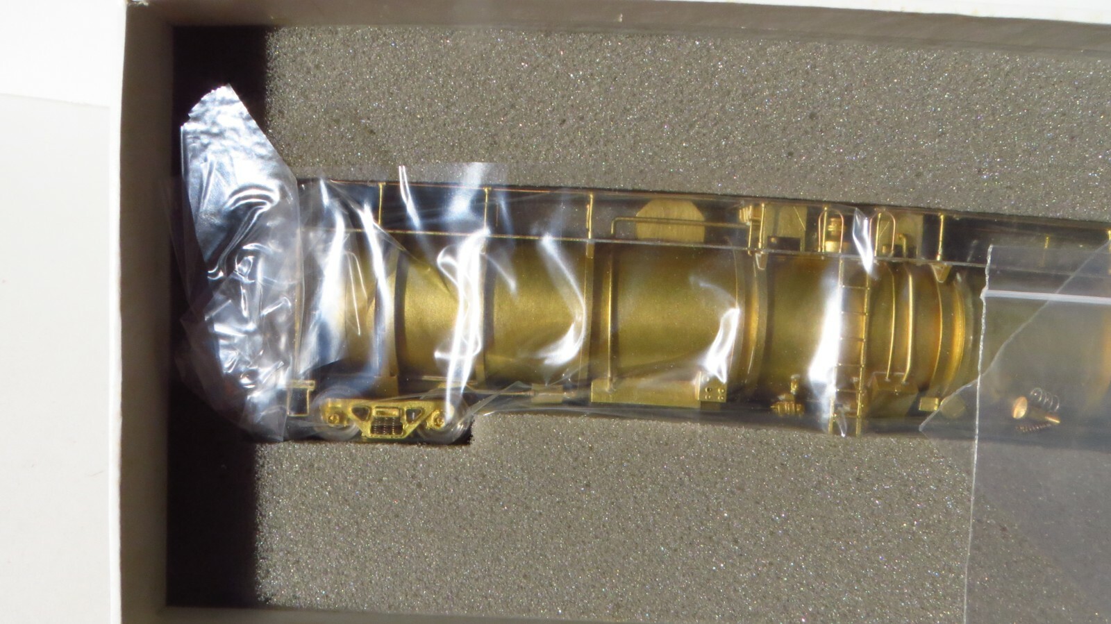 OVERLAND MODELS BRASS 61′ LIQUID AIR TANK CAR 15,000 GALLON – HO GAUGE IN BOX