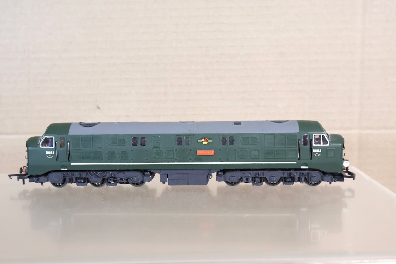 SILVER FOX MODELS KIT BUILT BR WARSHIP CLASS 41 DIESEL LOCO D603 CONQUEST ol