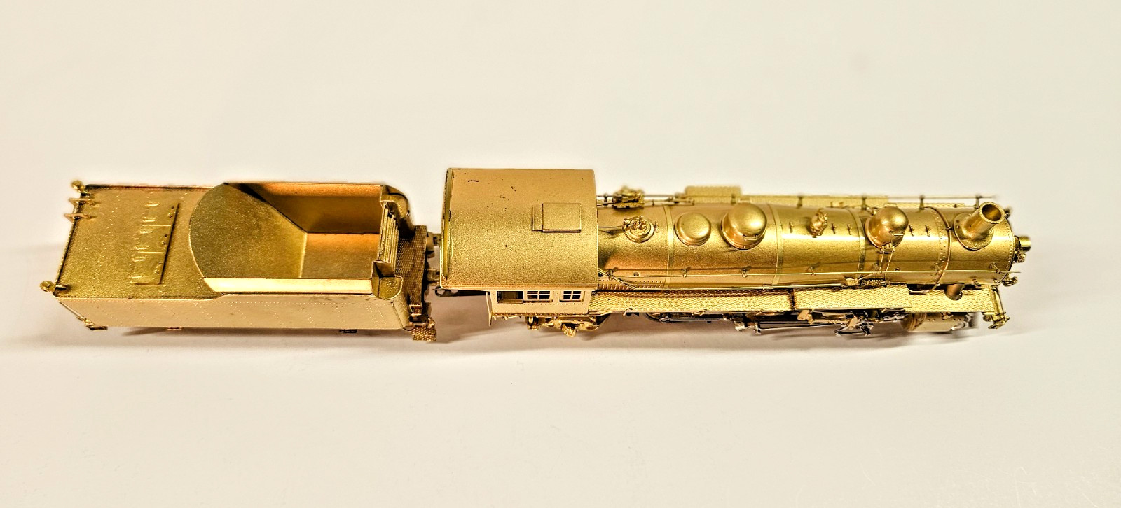 Chicago & North Western Class E 4-6-2, Nickel Plate Brass Steam Loco, HO Scale