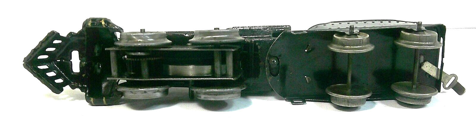 Ives #1 Cast Iron 0-4-0 Mechanical Wind-Up Steam Locomotive w/#11 Tender