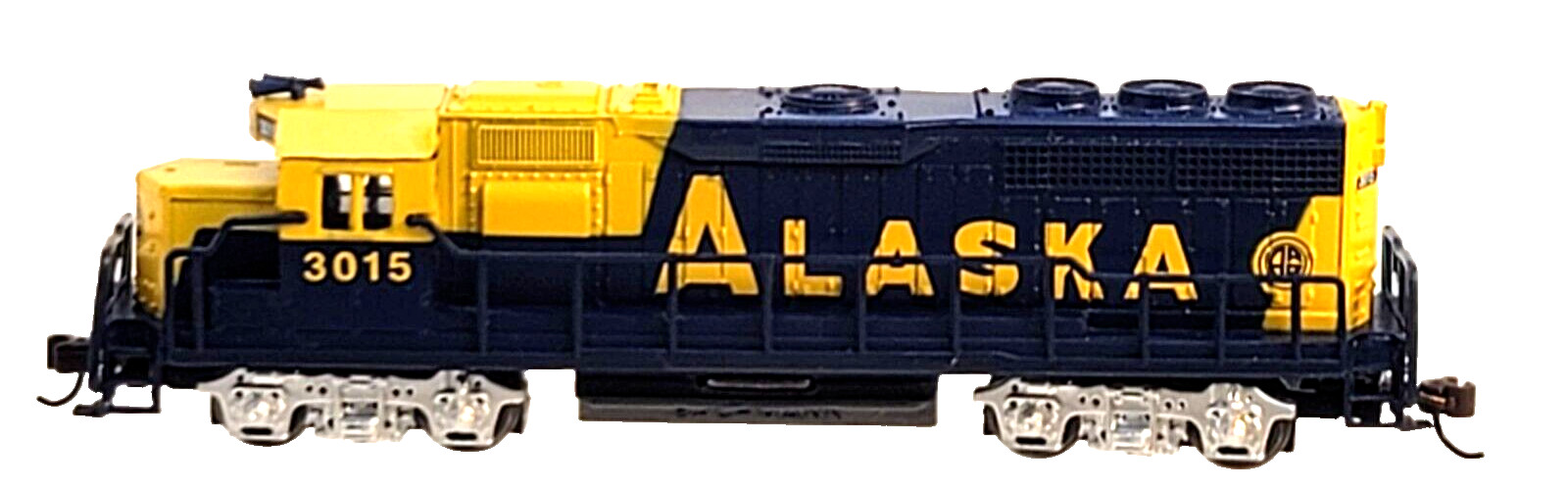 N Bachmann 63598 Alaska EMD GP40 Diesel Loco #3015 (Tested) knuckle cplrs NIB