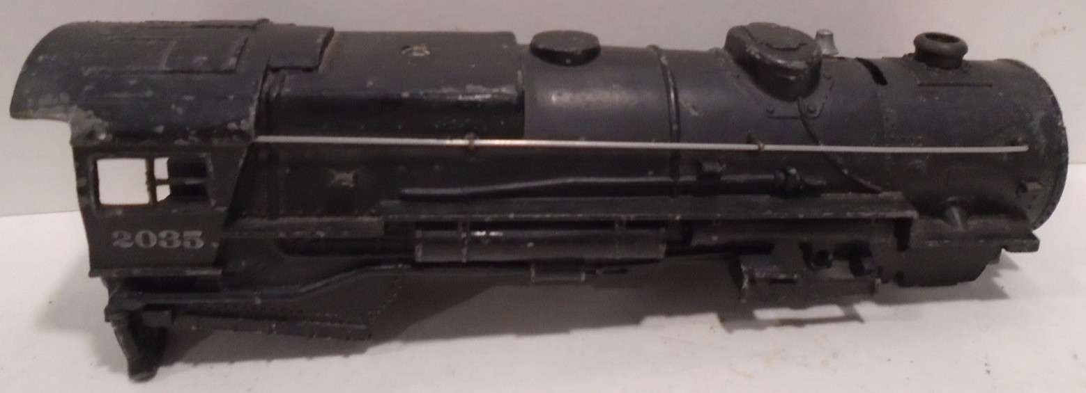 VINTAGE LIONEL #2025 O GAUGE STEAM ENGINE BOILER SHELL VERY GOOD CONDITION