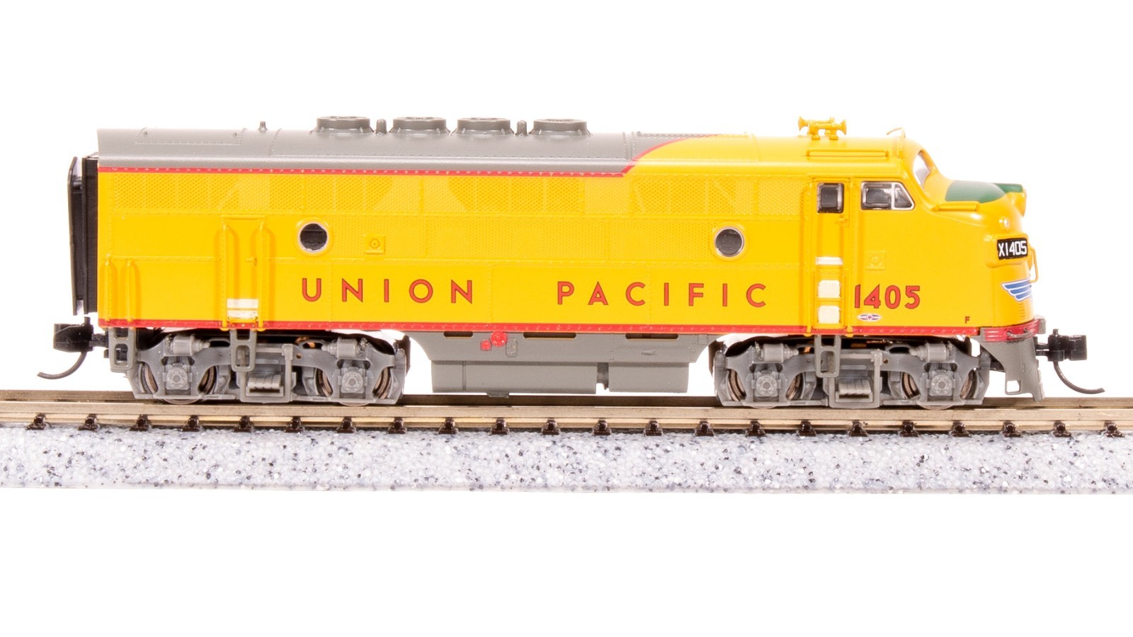 Broadway 7740 EMD F3A, UP 1409, Yellow & Gray, Paragon4 Sound/DC/DCC, N