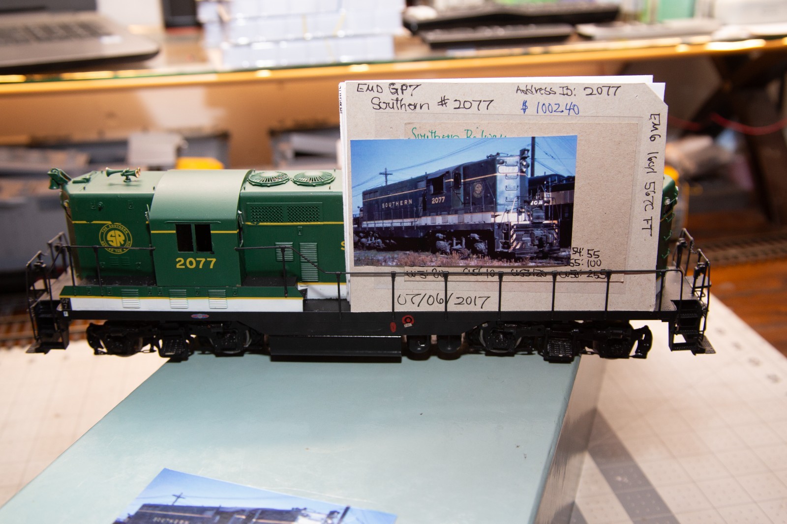 Challenger Imports, Inc Brass O Scale (2-Rail) Southern Railway EMD GP7 #2077