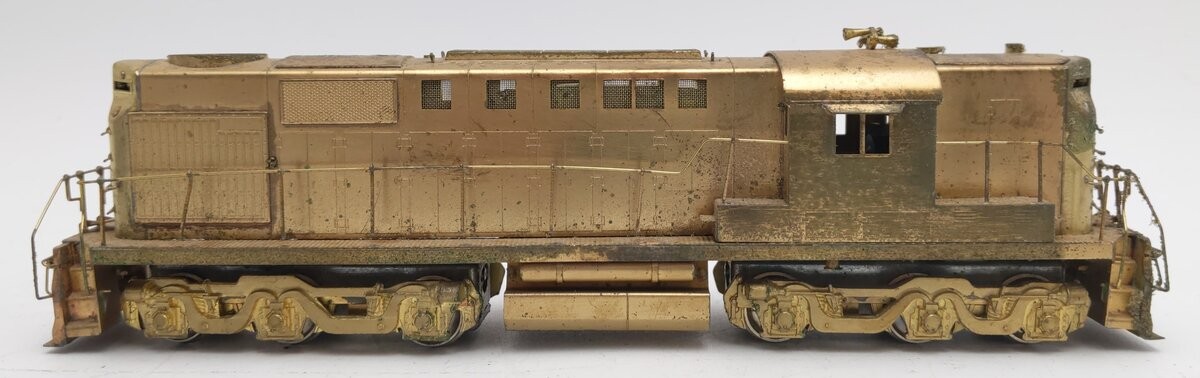 Alco Models D-124H HO Scale BRASS Alco DL-702 Diesel Locomotive/Box