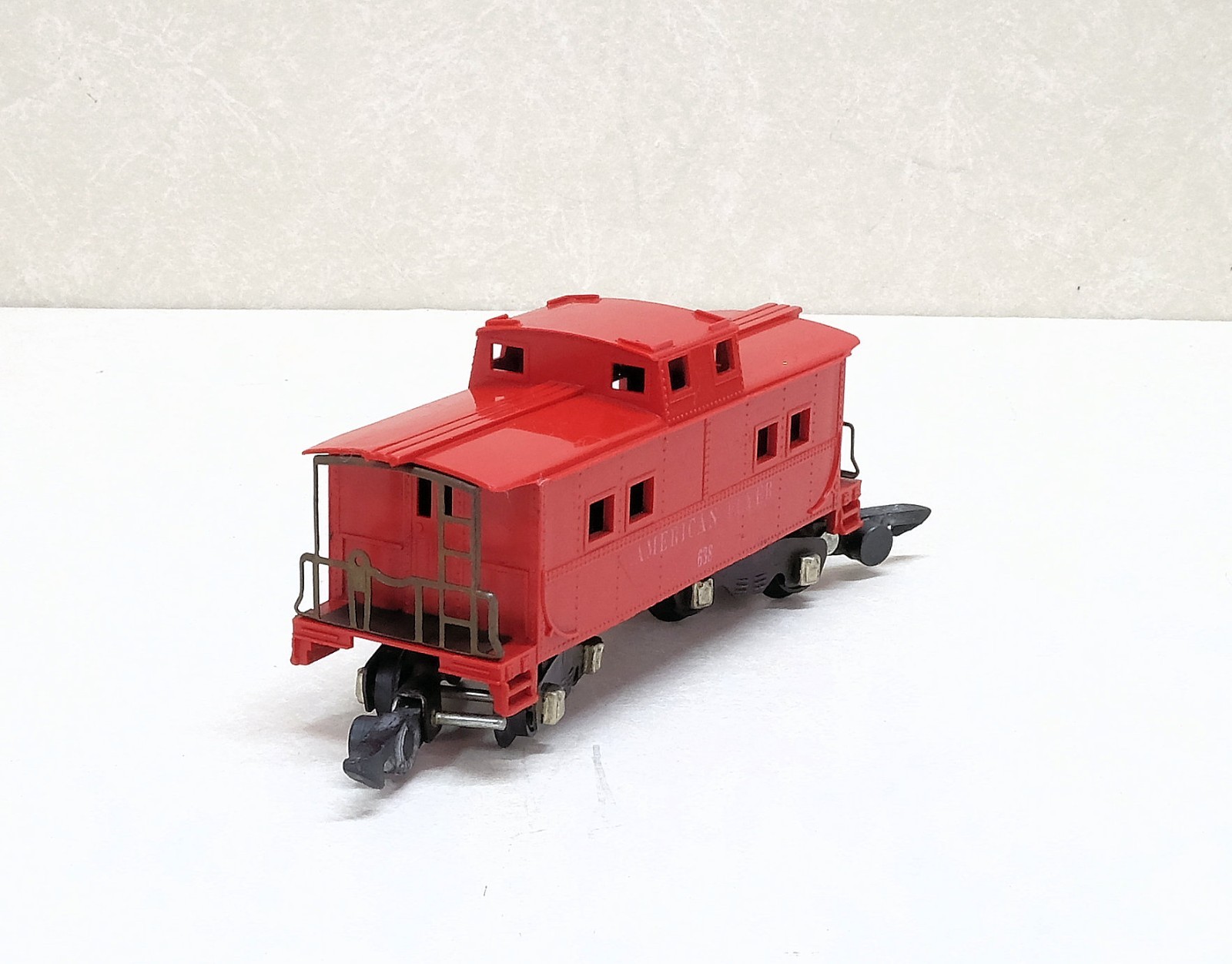 American Flyer 302 Steam Loco + Tender + 638 Caboose, S Gauge, 1940s-1950s