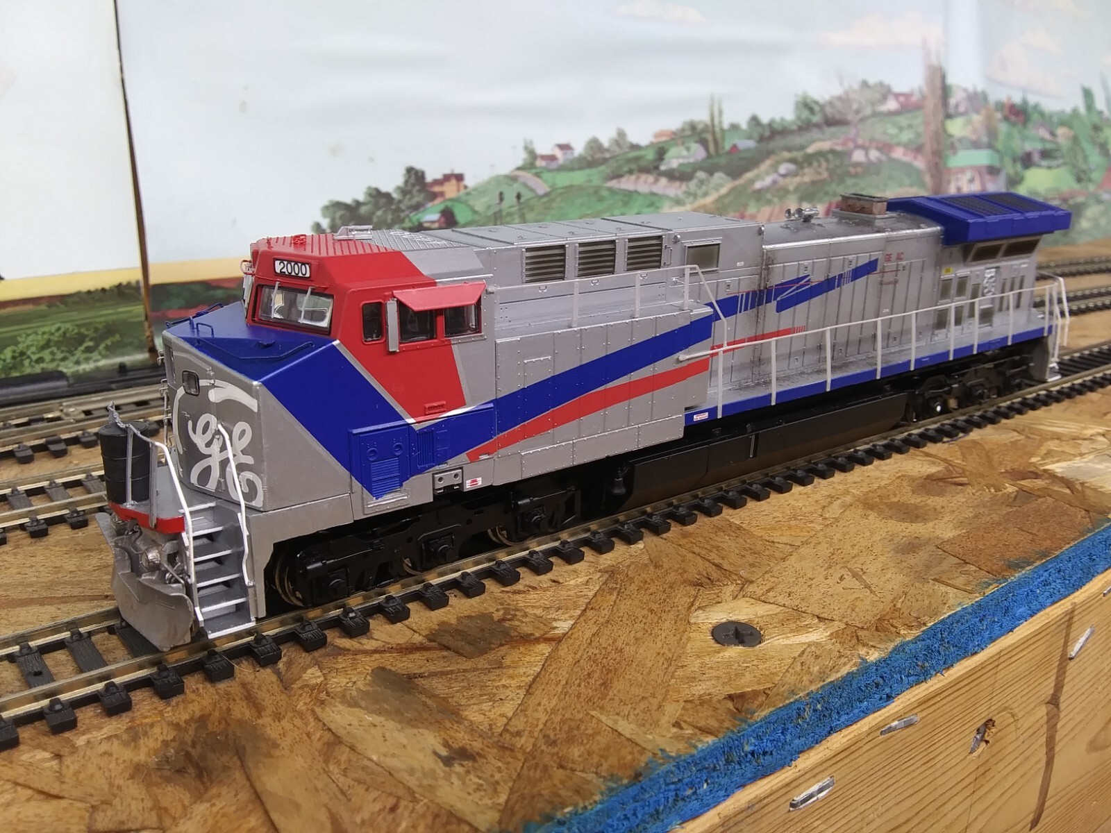 HO Kato/Athearn/Bowser AC4400CW GE Demonstrator #2000 Kitbash Project 95% Done