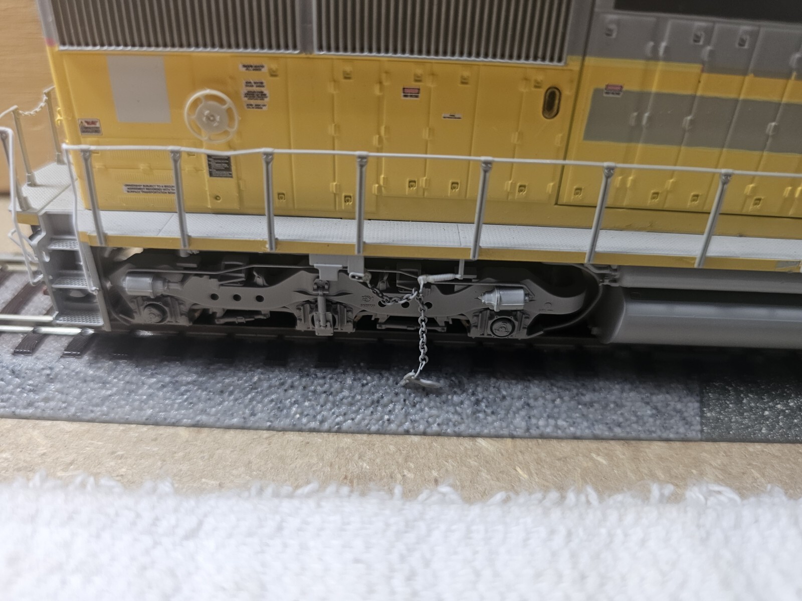 ATHEARN ATHG 75629 WEBB ASSET MANAGEMENT SD60M TRI CLOPS RD 6022 TSUNAMI SOUND