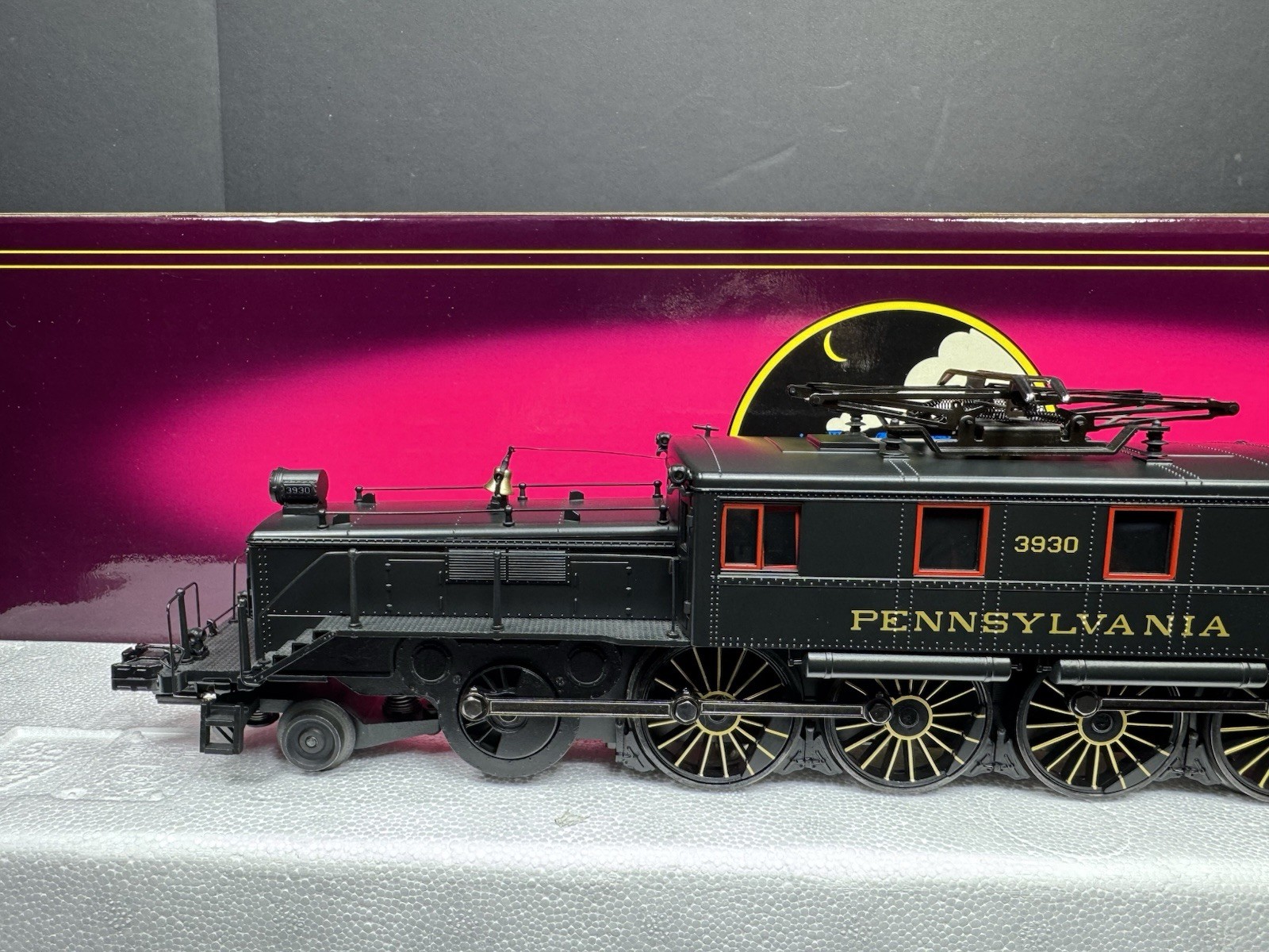 MTH 20-5543-1 Pennsylvania PRR L-5 crocodile electric engine #3930 PS2 BCR LNIB